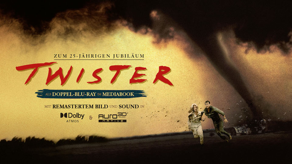 Endlich da. "TWISTER" in Dolby Atmos und Auro-3D