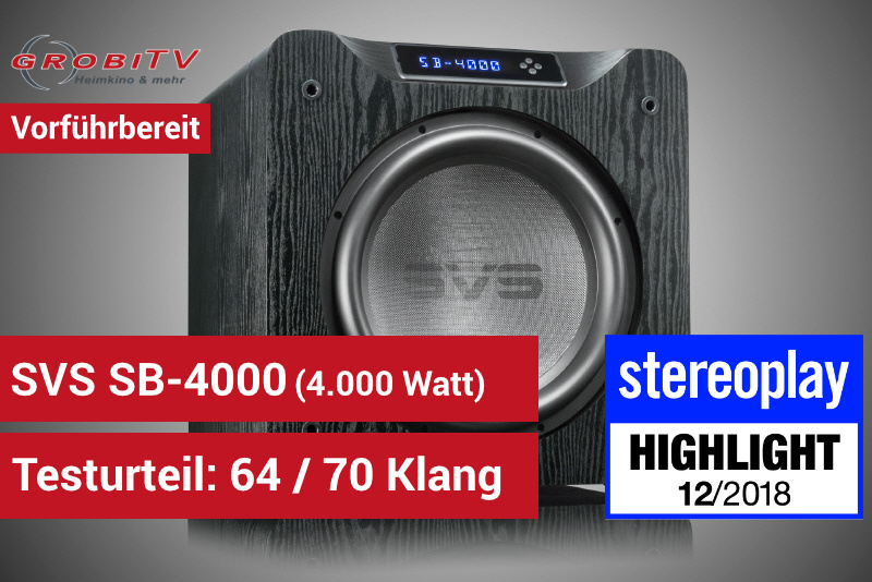 Produktinformation Subwoofer SVS SB-4000