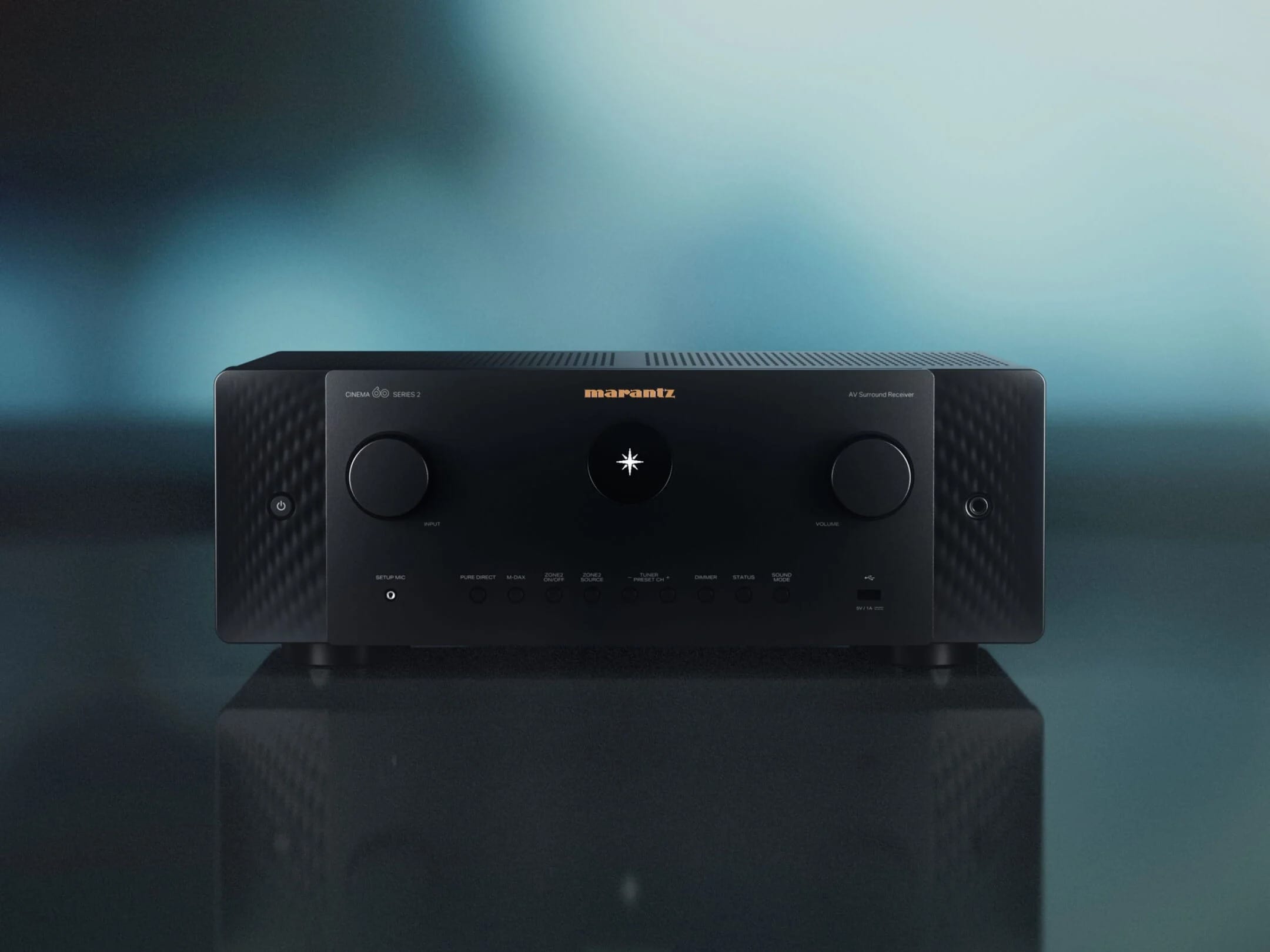 Marantz CINEMA 60 DAB SERIE 2 | 7.2-Kanal 8K Dolby Atmos AV-Receiver mit HEOS + GRATIS SPEAKER SNAP® + Auro3D / GROBI Schild