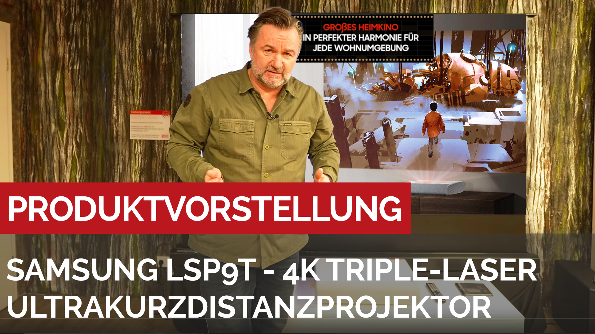 Samsung Handy oder bis zu 600 Euro Cashback bei Kauf eines Samsung The Premiere Ultrakurzdistanzprojektors - 4K HDR Laser TV für das große Bild. #grobitv #samsung #heimkino #lasertv