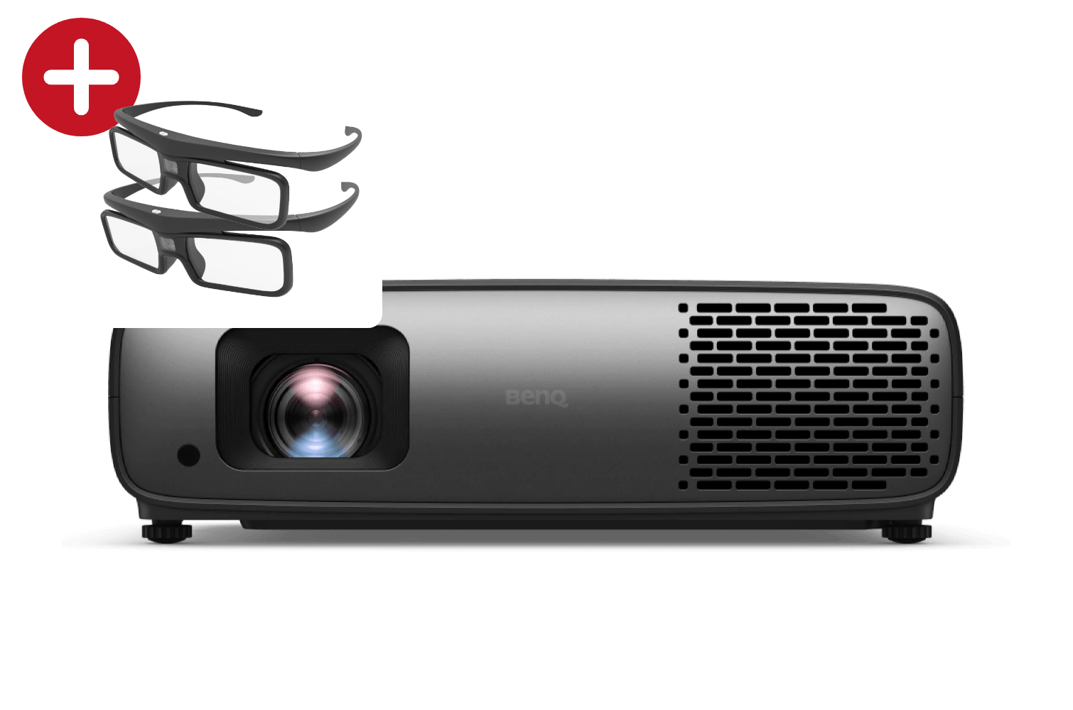 BenQ W4100i | 4K LED Heimkino Beamer (inkl. 2x 3D Brillen)