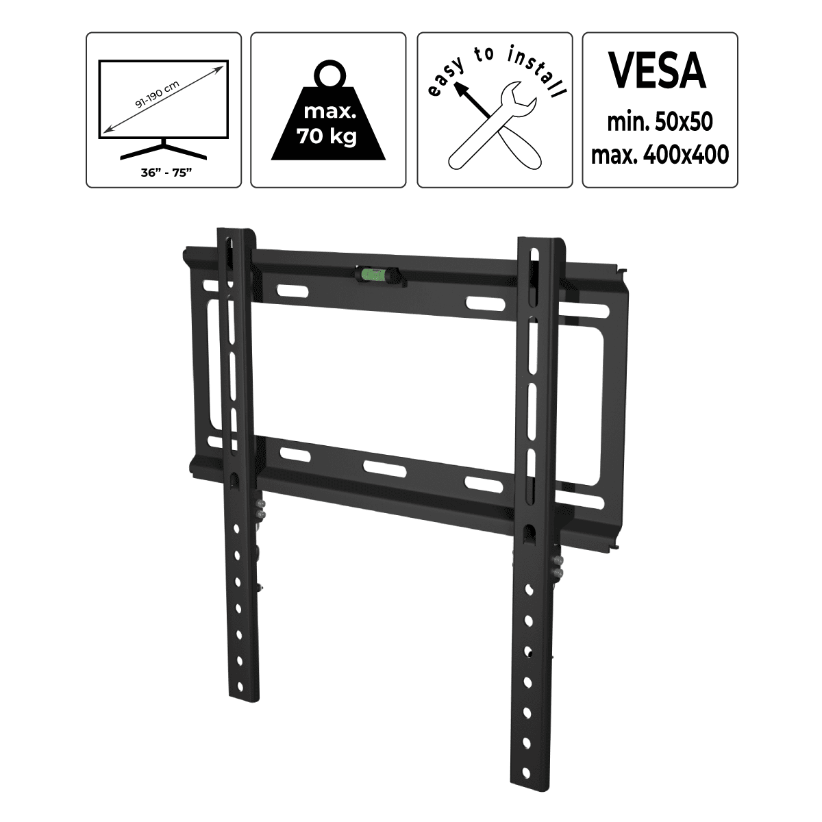 TW-44_6-web GrobiTV - TW-44 TV-Wandhalterung Ansicht 07
