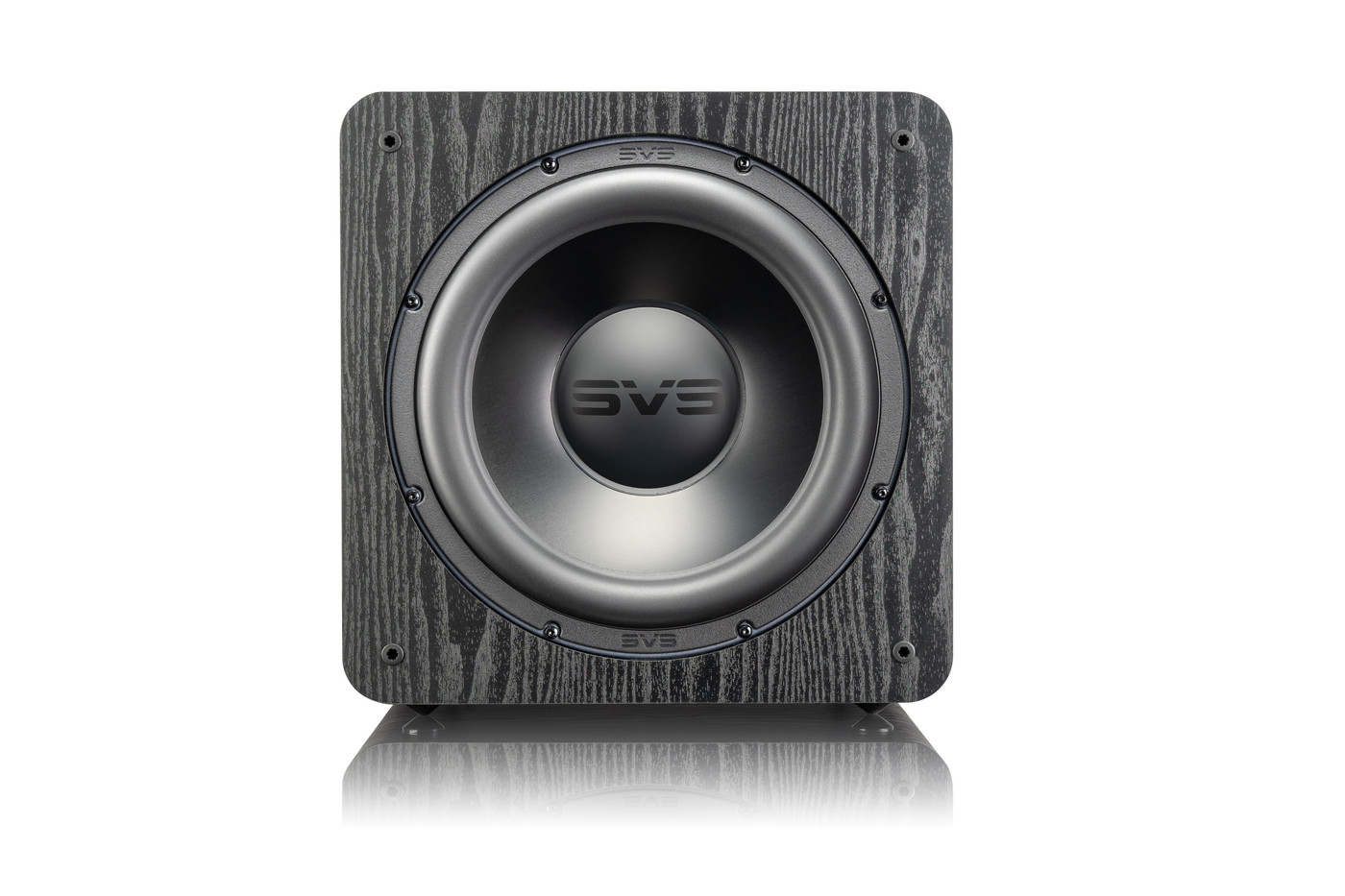 GrobiTV SVS SB-2000 Pro  Heimkino Subwoofer - Premium Black Ash - Frontansicht ohne Grill
