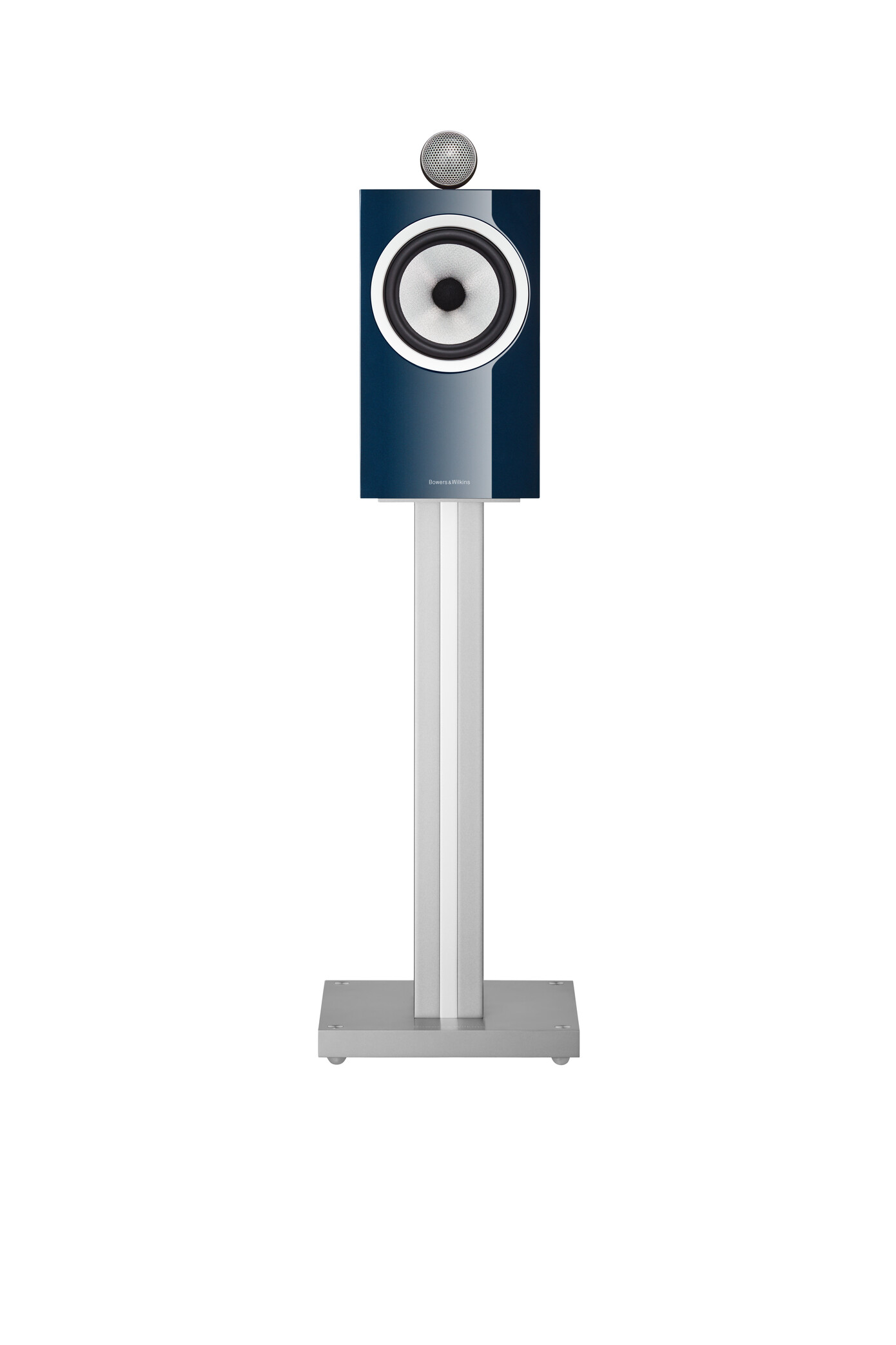GrobiTV - Bowers & Wilkins 705 Signature Midnight Blue Metallic Frontansicht ohne Grill