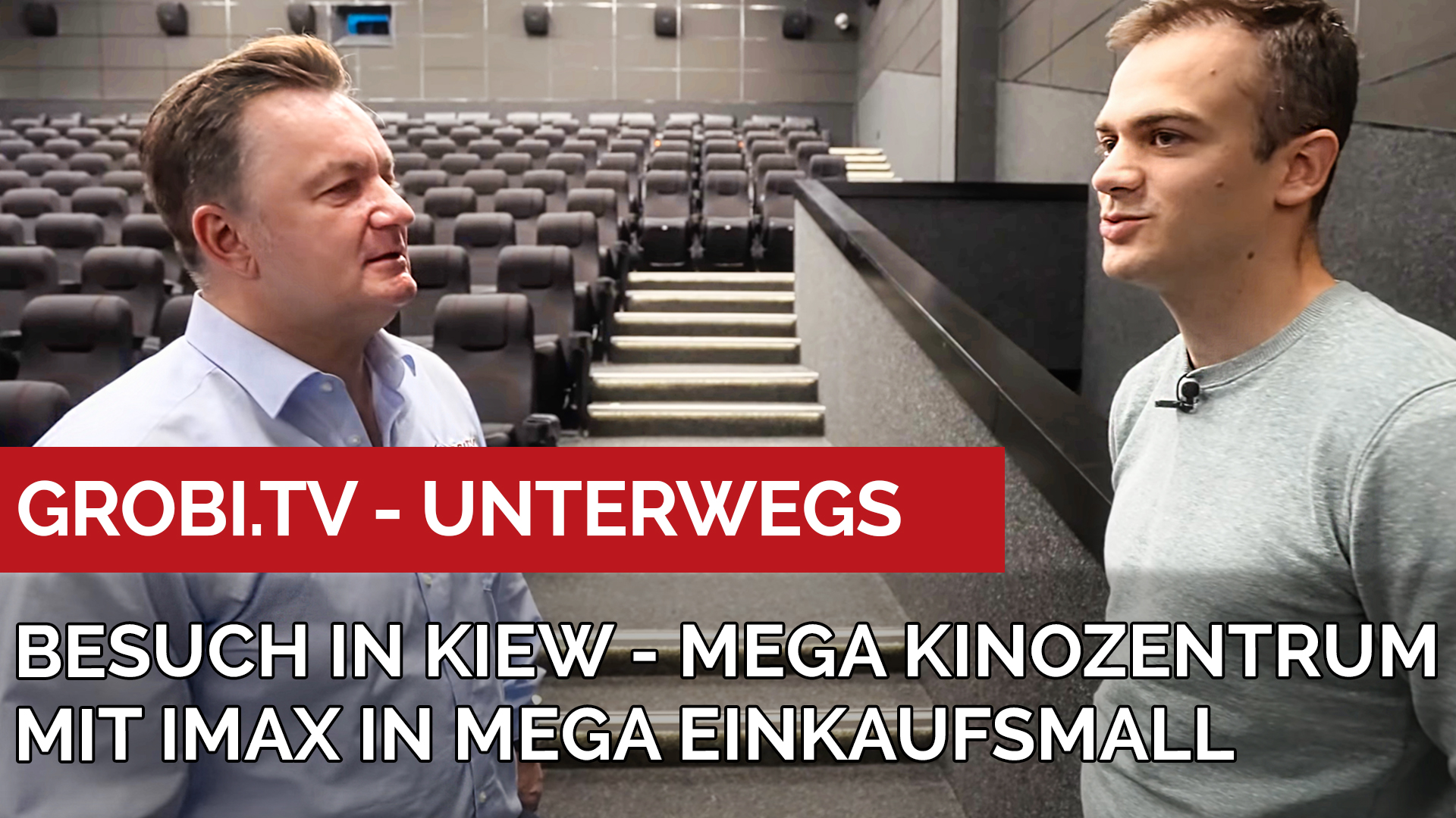 Das Mega Einkaufscenter mit Mega Kinocenter in Kiew. 300.000 qm, 15 Säle, Lautsprecher von MAG Audio