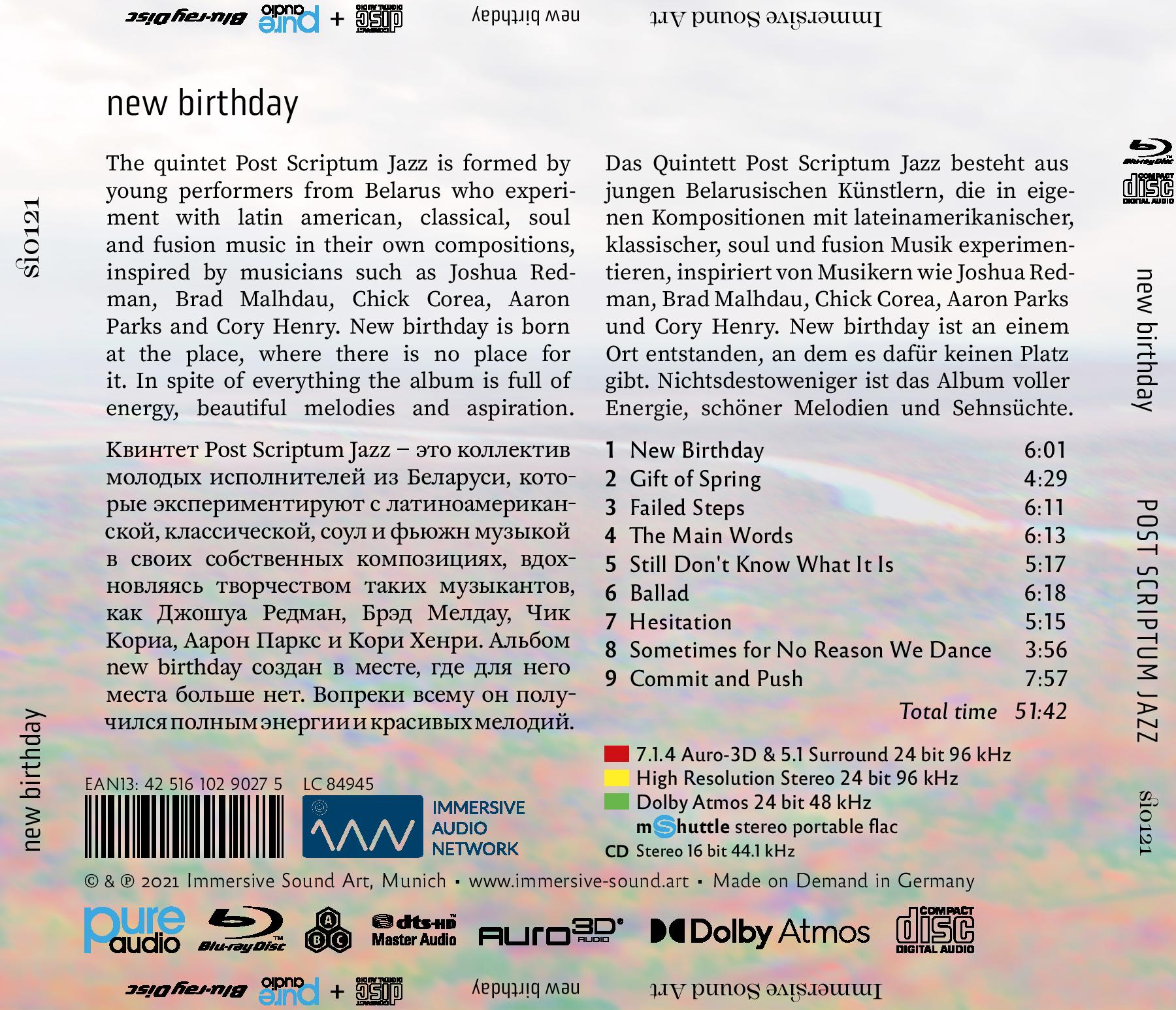 Post Scriptum Jazz – New Birthday