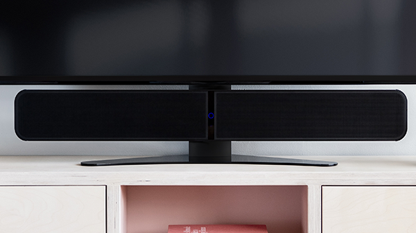 PULSE-SOUNDBAR_WithTV-Stand-BLACK_HeroShot_01-1