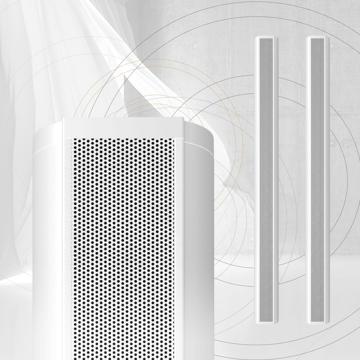 QS920875-QEUS-APS50-EVO-white-00 GrobiTV - QEUS APS50 EVO kompakte Flachlautsprecher - 2er Set weiß