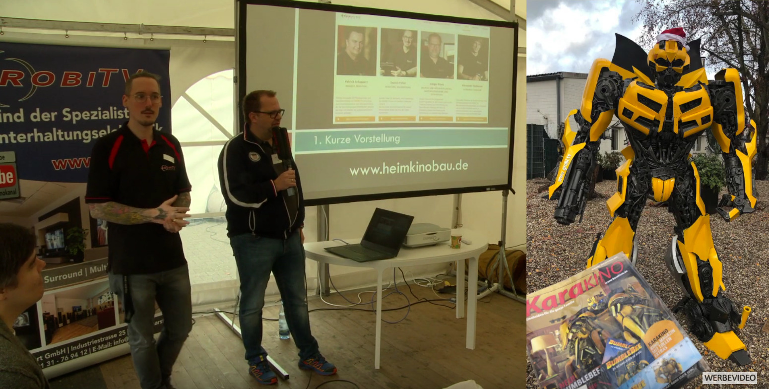 Wir planen und bauen auch ihr Heimkino. Unser Vortrag auf der Hausmesse 2018