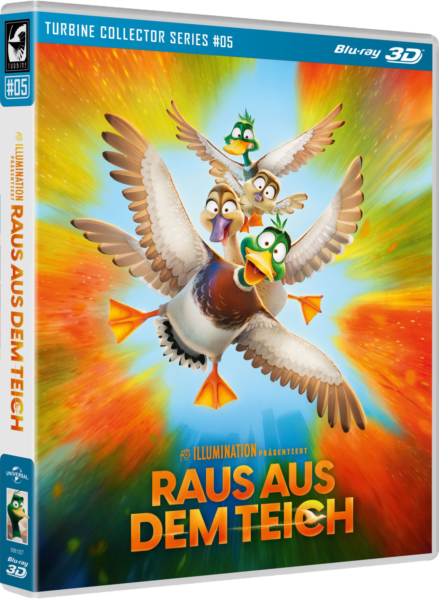 6961307_RausAusDemTeich-3DBD_Packshot_1920x1920 Raus aus dem Teich (Migration) - 3D - Turbine Collector Series #05 (Blu-ray 3D)