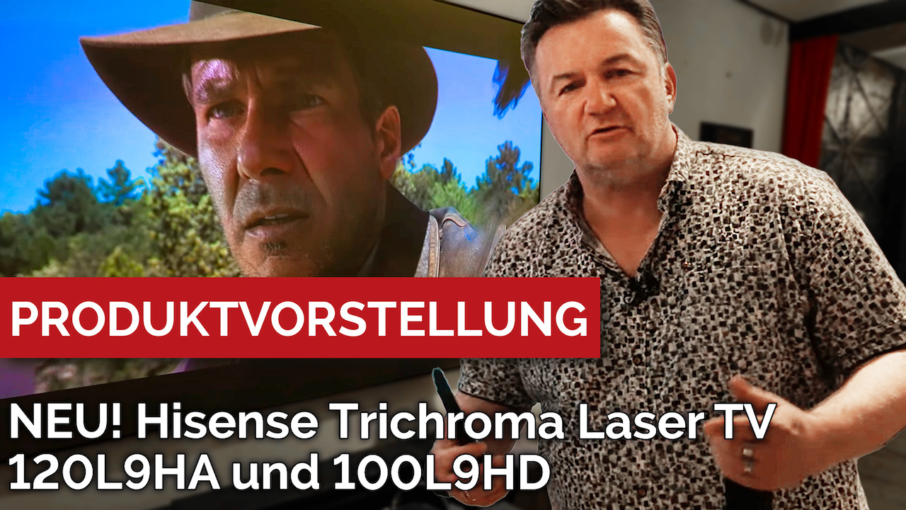 Neu - noch besser. Das LASERTV Topmodell von Hisense ist da. Hisense 100L9HD und 120L09HA