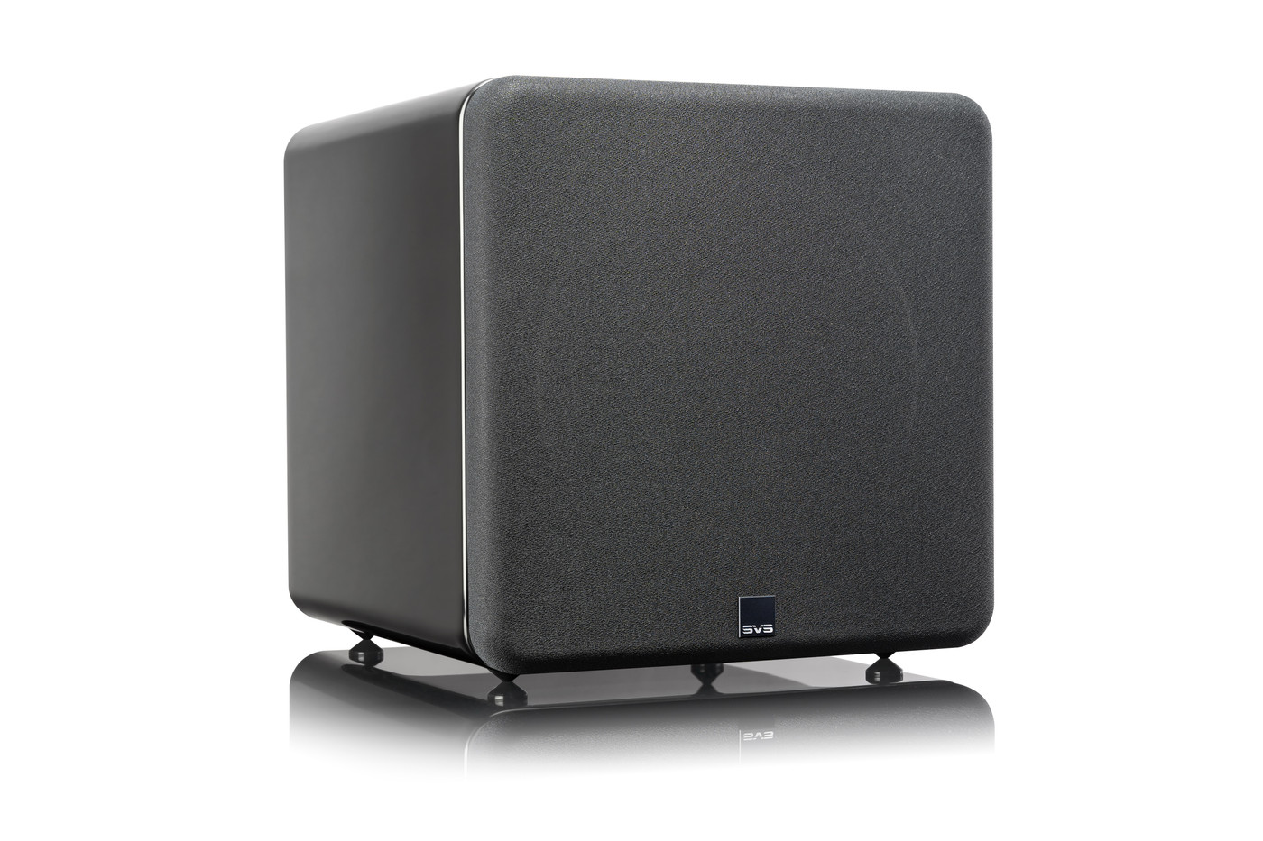 GrobiTV SVS SB-2000 Pro  Heimkino Subwoofer - Piano Gloss Black - Frontansicht rechts 