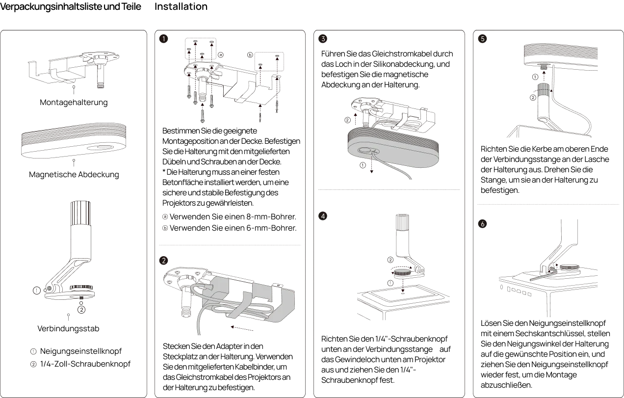 XGIMI_Ceiling_Mount_mountingguide
