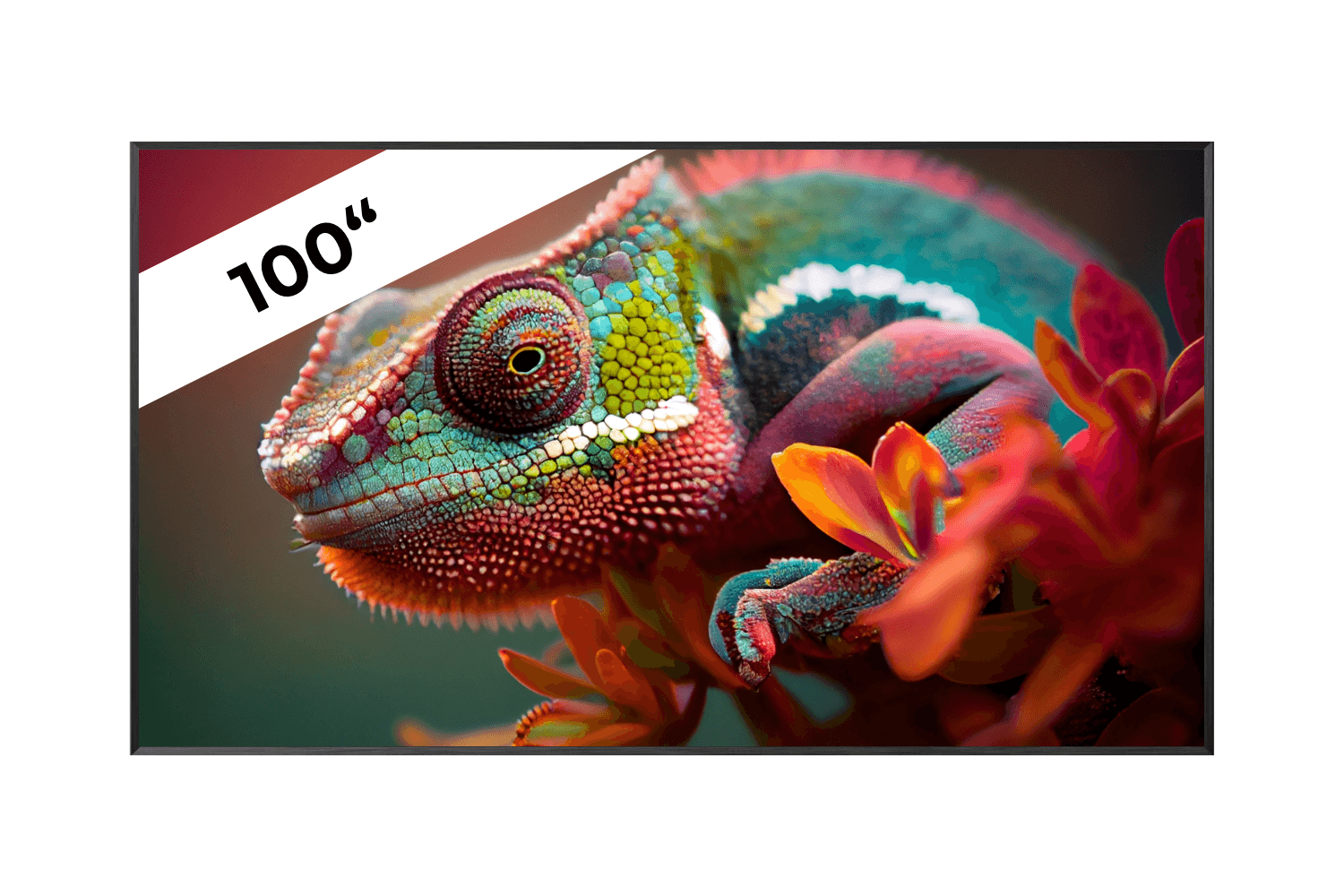 100" ALR UST Hochkontrast (Daylight Soft Panel) Rahmenleinwand für Laser TVs