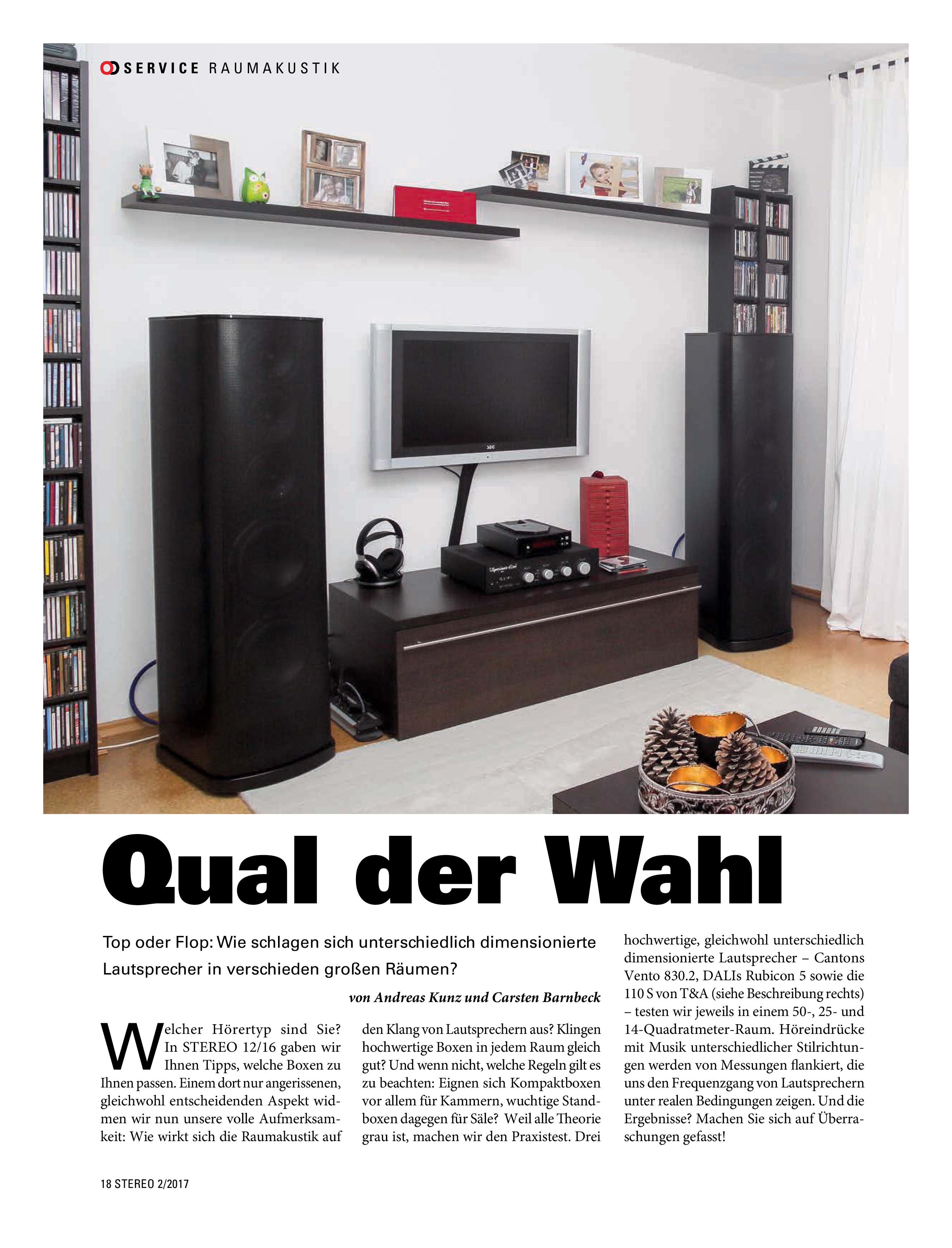 DALI Lautsprecher haben wieder überzeugt