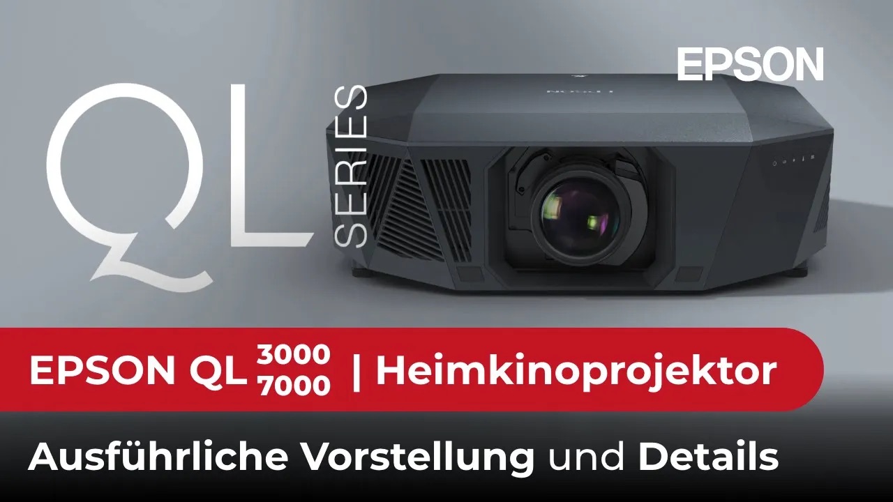 EPSON EH-QL 3000 & 7000 Heimkinoprojektoren mit bis zu 10.000 Lumen Helligkeit. Was können sie?