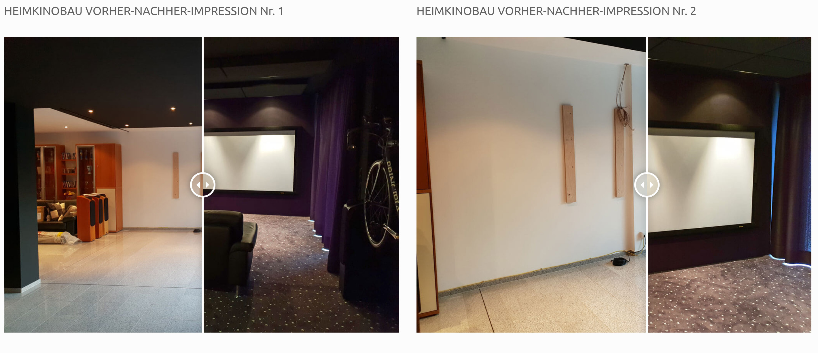 Vorher - Nachher - Wieder einen Raum heimkinoptimiert