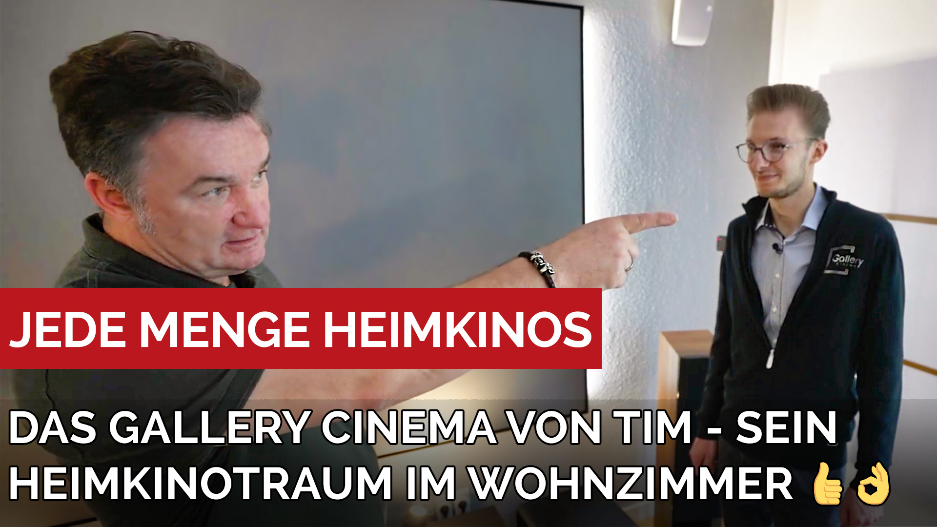 Wohnzimmertraum vom Heimkino realisiert - Das GALLERY Cinema von Tim wird euch begeistern.