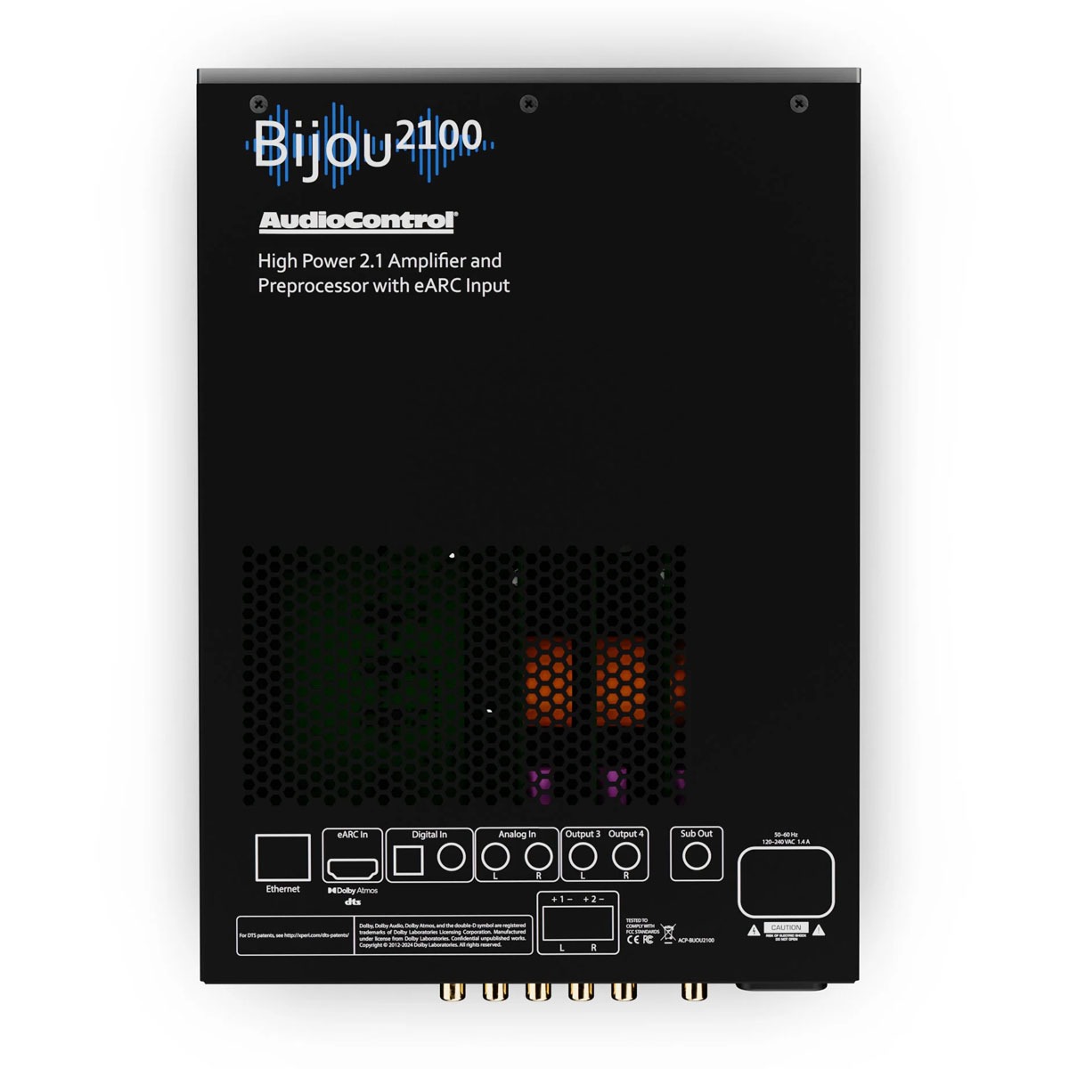 AudioControl Bijou 2100 | Kompakter 2.1 Stereo-Verstärker mit GaN-Technologie