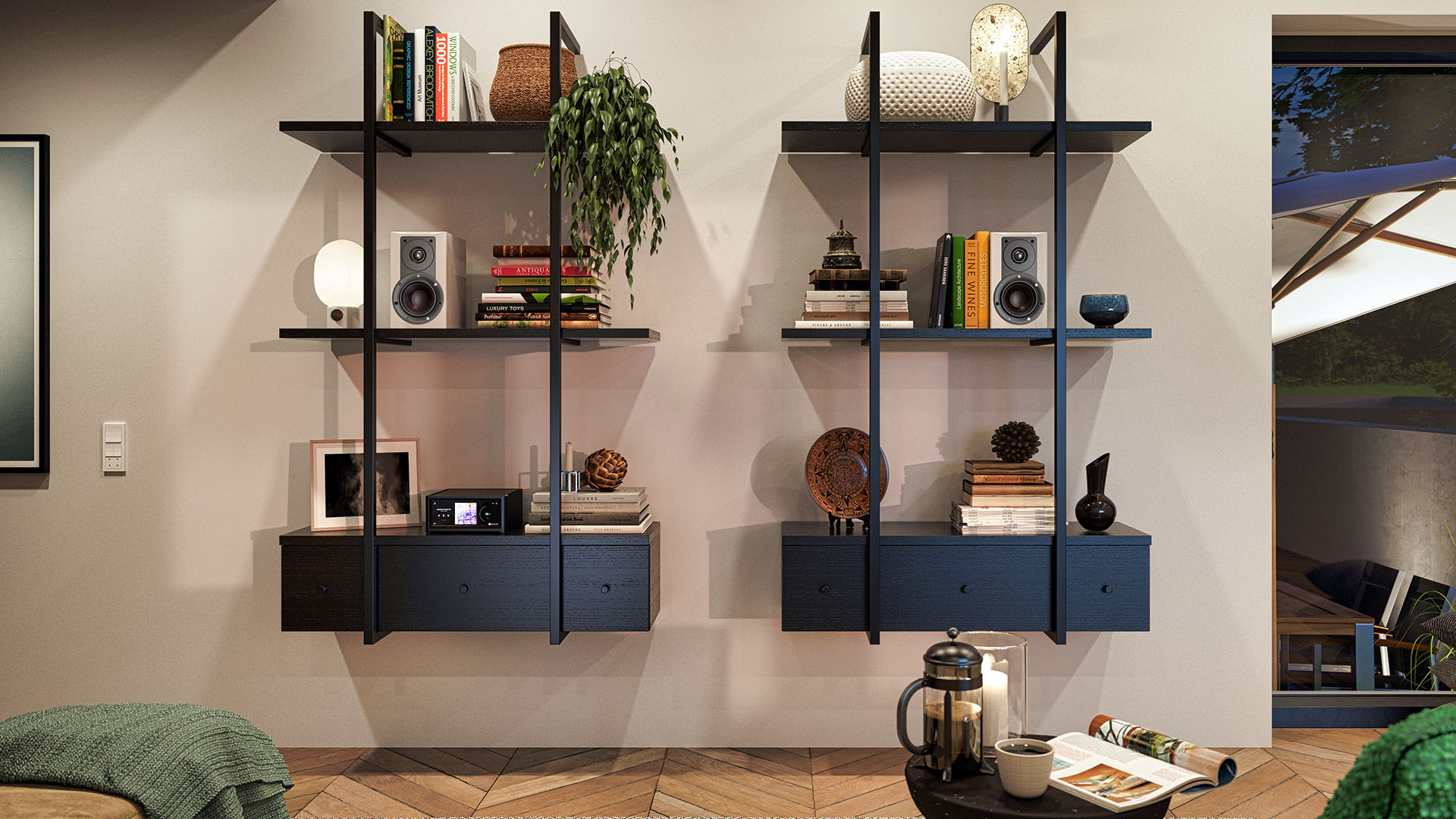 DALI_OPTICON_1_MK2_white_Bookshelf_interior