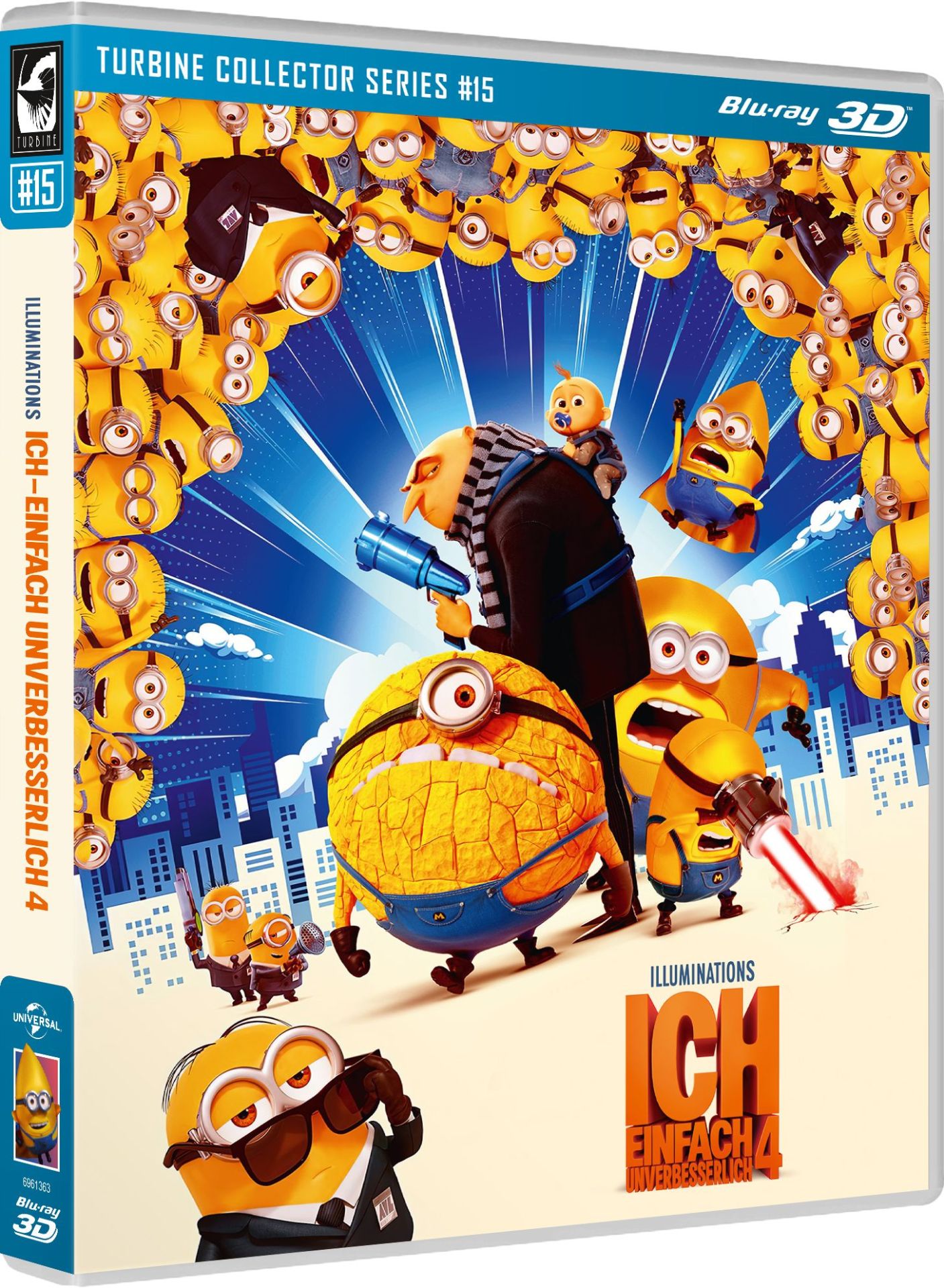 Ich - Einfach unverbesserlich 4 (Despicable Me 4) - 3D - Turbine Collector Series #15 (Blu-ray 3D) Ich - Einfach unverbesserlich 4 (Despicable Me 4) - 3D - Turbine Collector Series #15 (Blu-ray 3D)