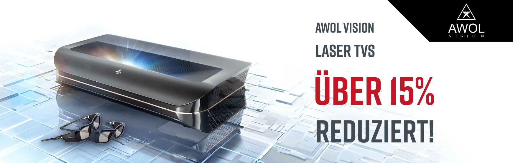 AWOL VISION Laser TVs zum Aktionspreis!