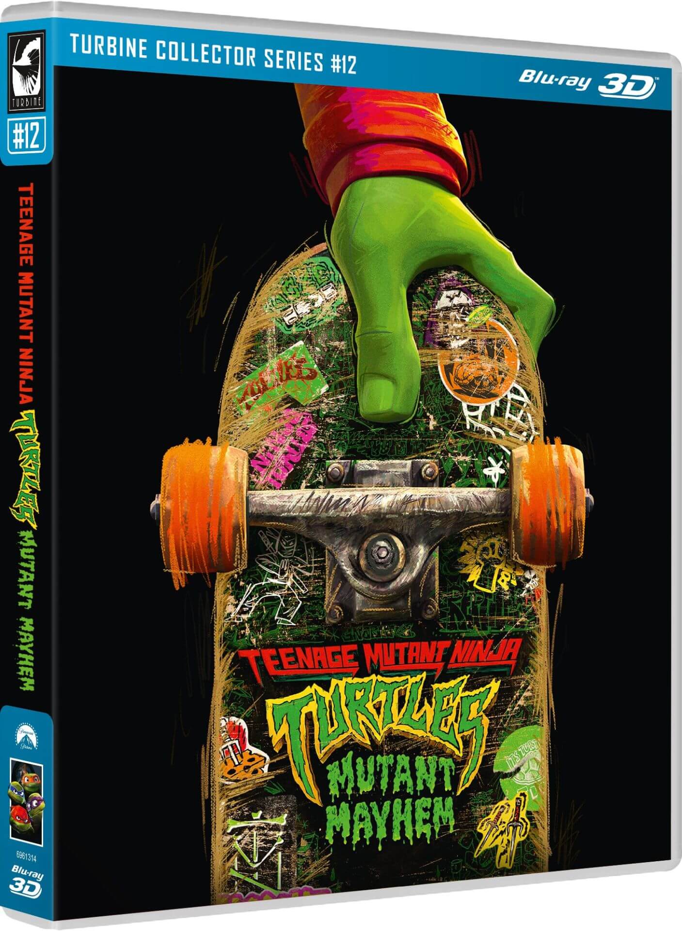 6961314_TMNTMM_3DBD_Packshot_WC_1920x1920 Teenage Mutant Ninja Turtles: Mutant Mayhem 3D - Turbine Collector Series #12 (Blu-ray 3D)
