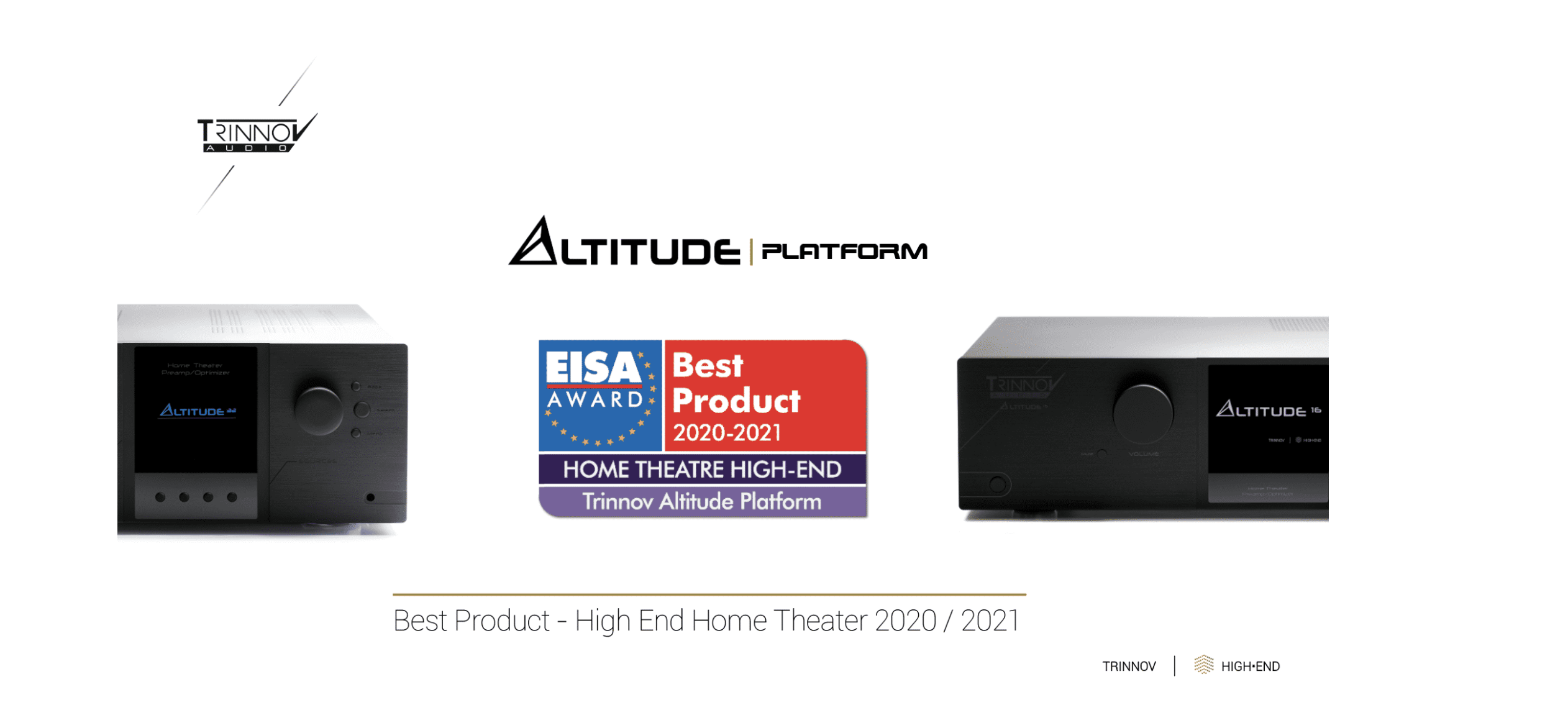 Herzlichen Glückwunsch Trinnov - EISA AWARD 2020/21 für die Altitude Platform