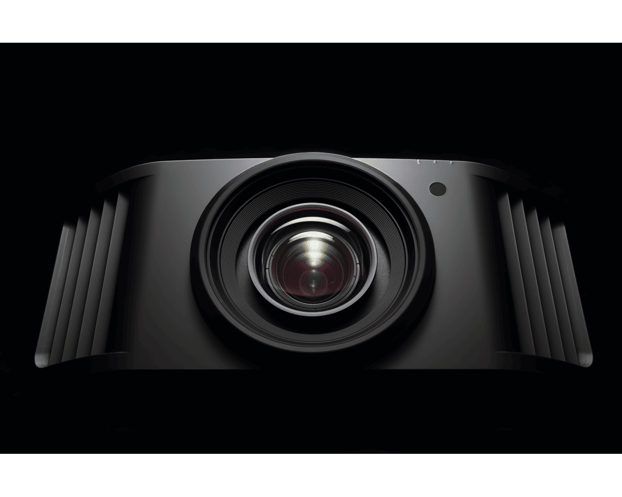 JVC DLA-NZ900 8K E-Shift 4K HDR Laser Heimkino-Projektor schwarz Frontansicht unten