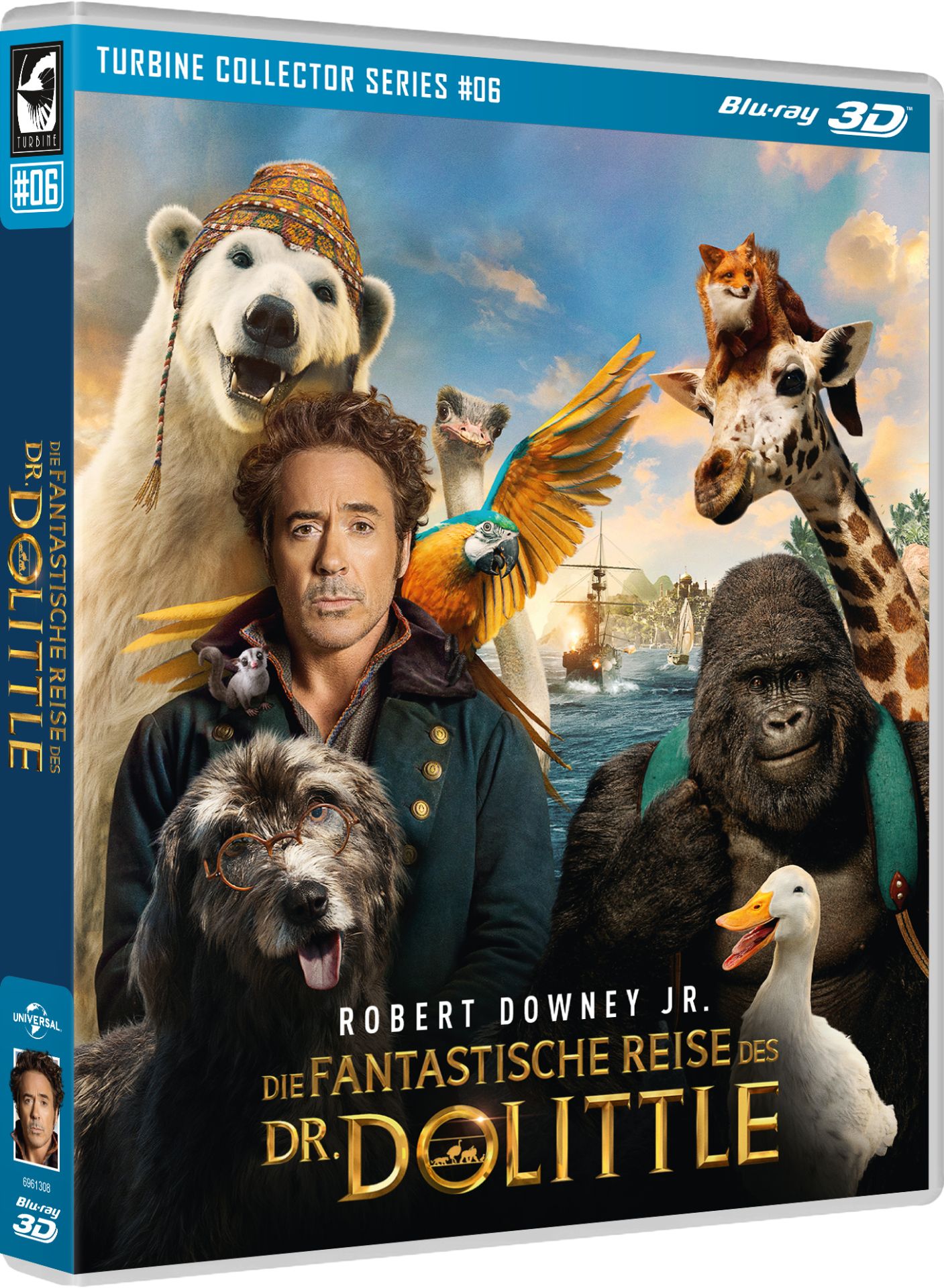 6961308_Dolittle-3DBD_Packshot_1920x1920 Die fantastische Reise des Dr. Dolittle - 3D - Turbine Collector Series #06 (Blu-ray 3D)