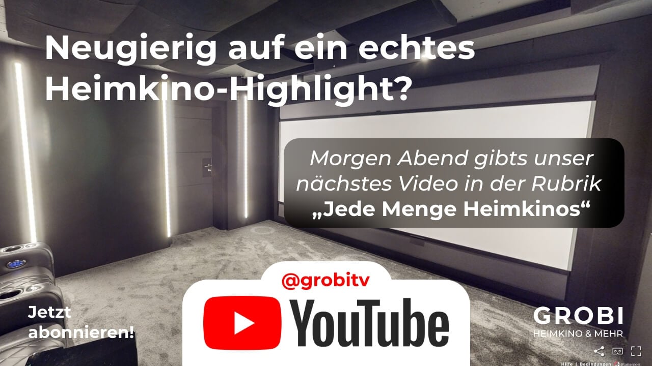 CineBar Heimkino mit Bar & 4 Subwoofern – Trinnov, JVC & madVR perfekt umgesetzt von GROBI