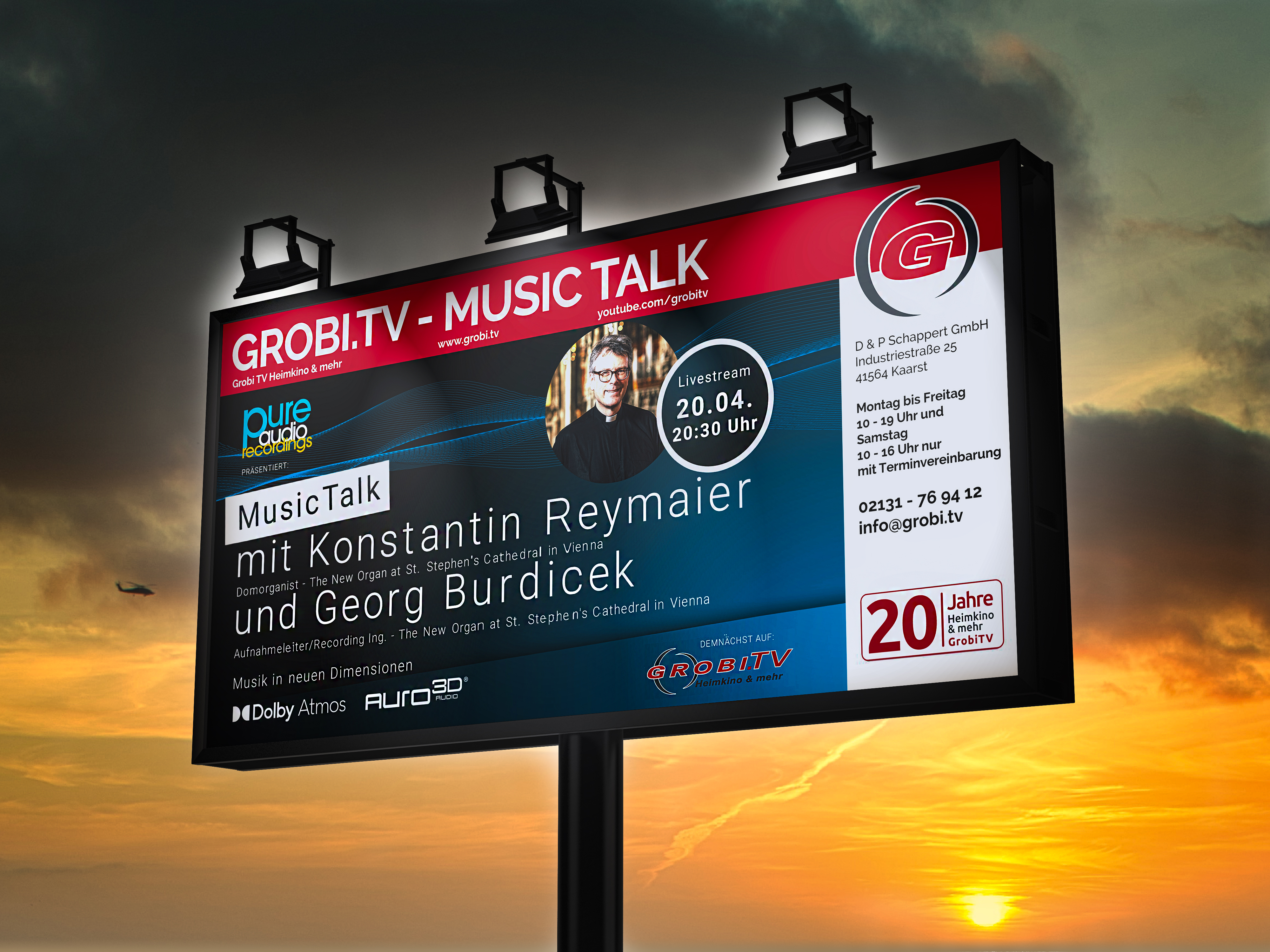 Musik im Gespräch - Mit Konstantin Reymaier, Domorganist und Georg Burdicek, Aufnahmeleiter