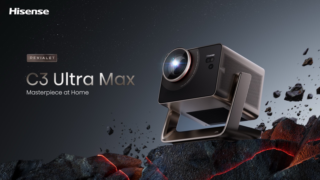 Hisense C3 Ultra Max | 4K Triple-Laser Beamer mit 5.000 ANSI Lumen