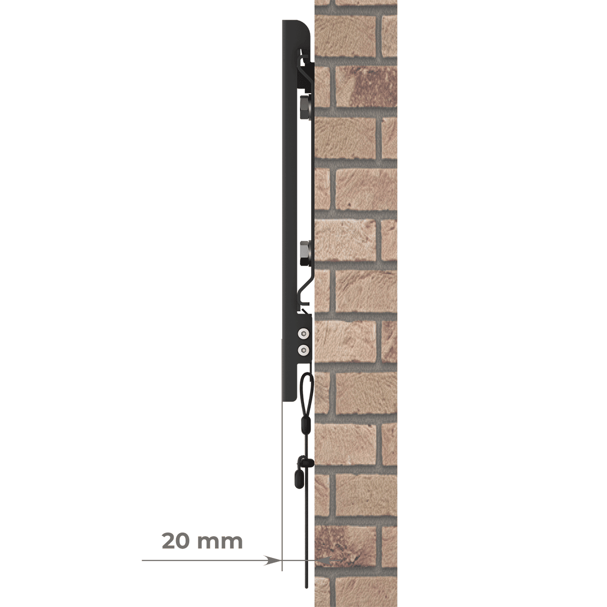 TW-22_10-web GrobiTV - TWA-22 TV-Wandhalterung Montagebeispiele 2