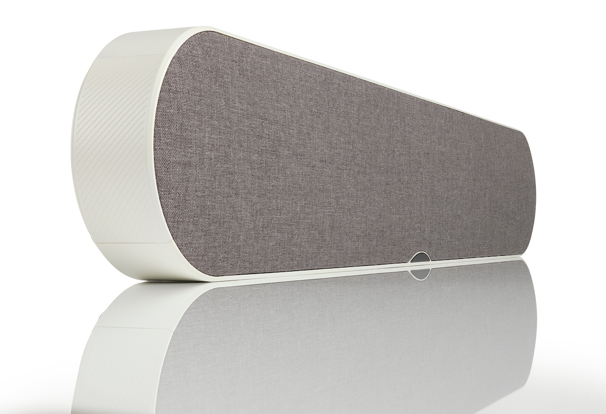 KATCH-ONE-Mountain-White-Angle-Grille DALI KATCH ONE | Soundbar