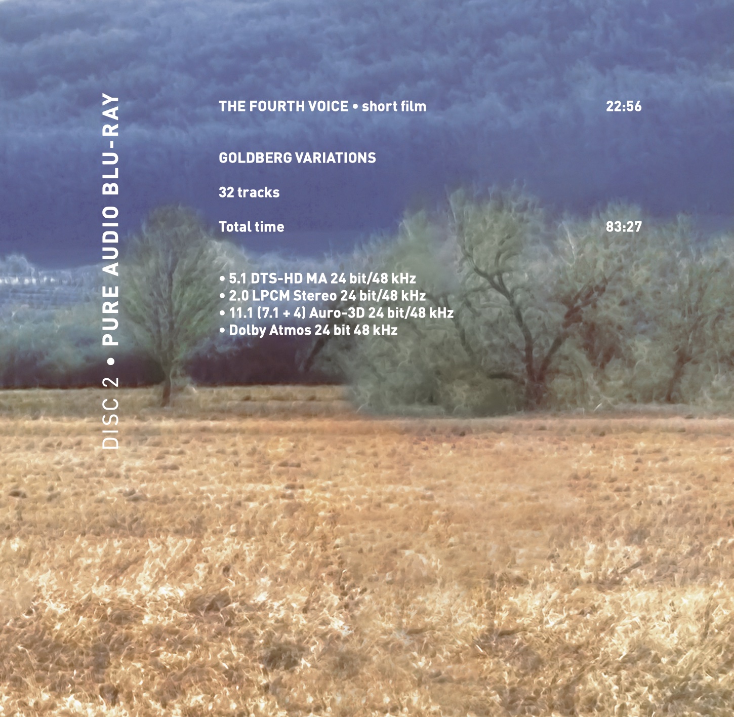 Benedek Horvath – Bach/ Goldberg Variations “The Fourth Voice” (Deluxe Edition) Dolby Atmos und Auro