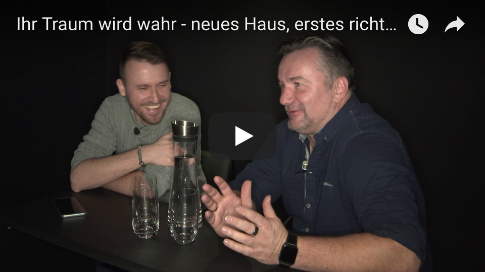 Ihr Traum wird wahr - neues Haus, erstes richtiges Heimkino! Wir haben wieder beraten und gebaut!