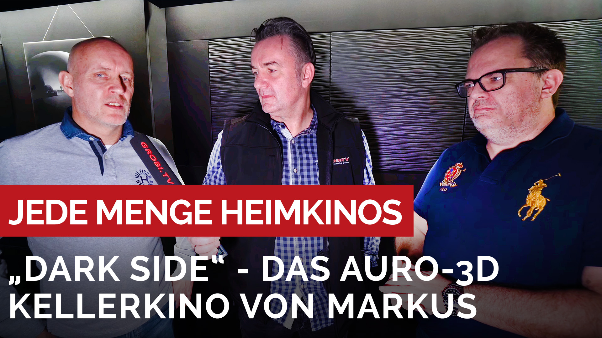 Zu Besuch im "Dark Side" - 3D Sound im Keller Kino von Markus