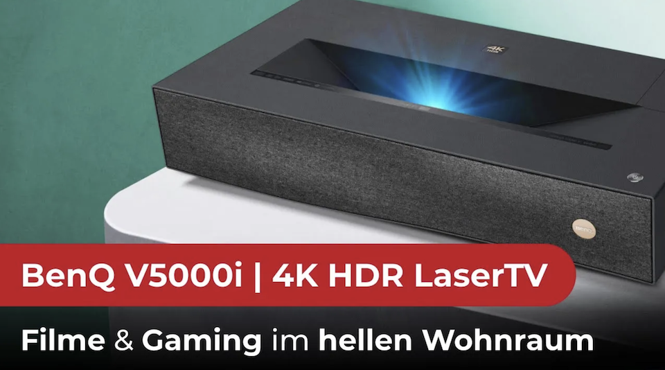 BenQ V 5000i LaserTV Projektor - Für "2D & 3D Filme und Gaming die perfekte Wahl