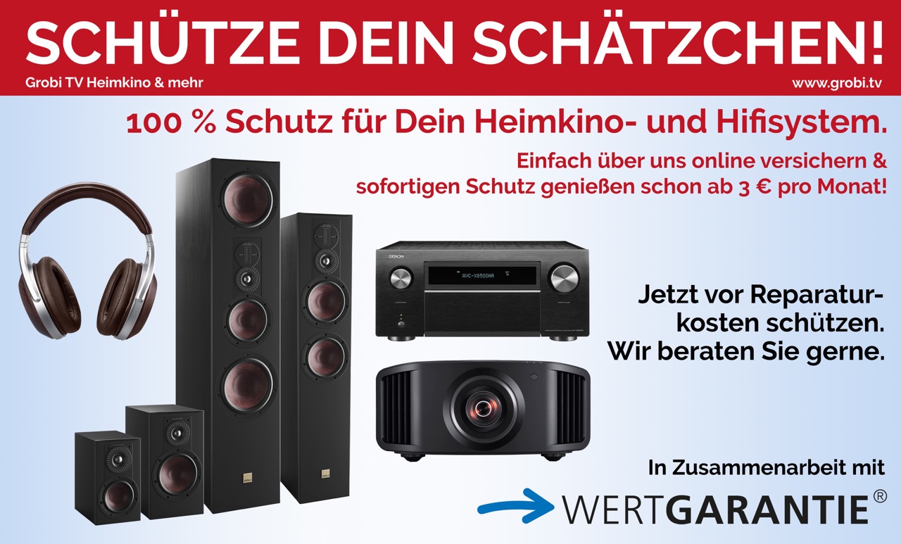 WERTGARANTIE: Der Versicherungs-Rundumschutz für Heimkino- und HiFi Geräte