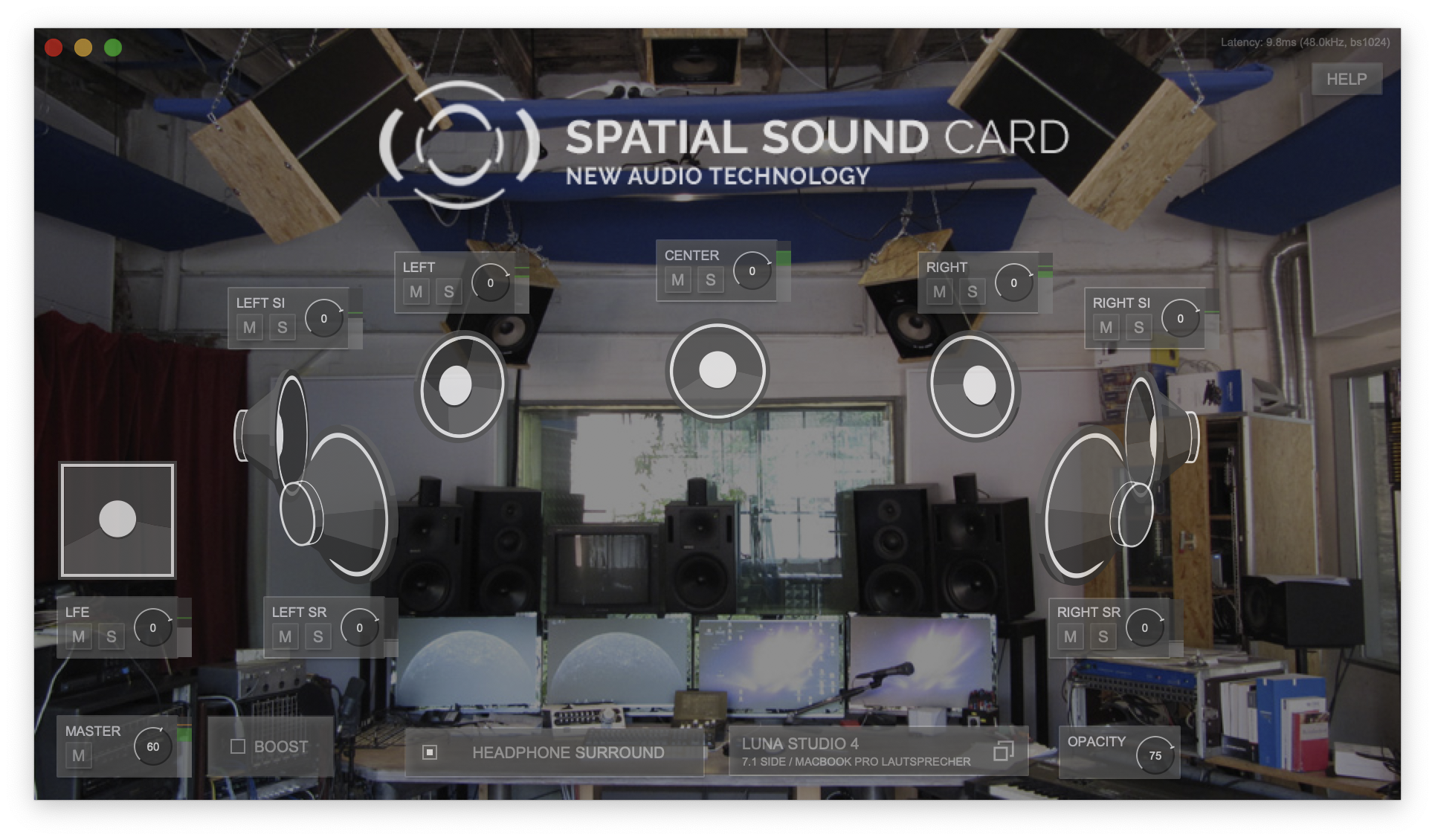 Spatial Sound Card (SSC) Software - Holen sie sich den Klang der Studios in den Kopfhörer
