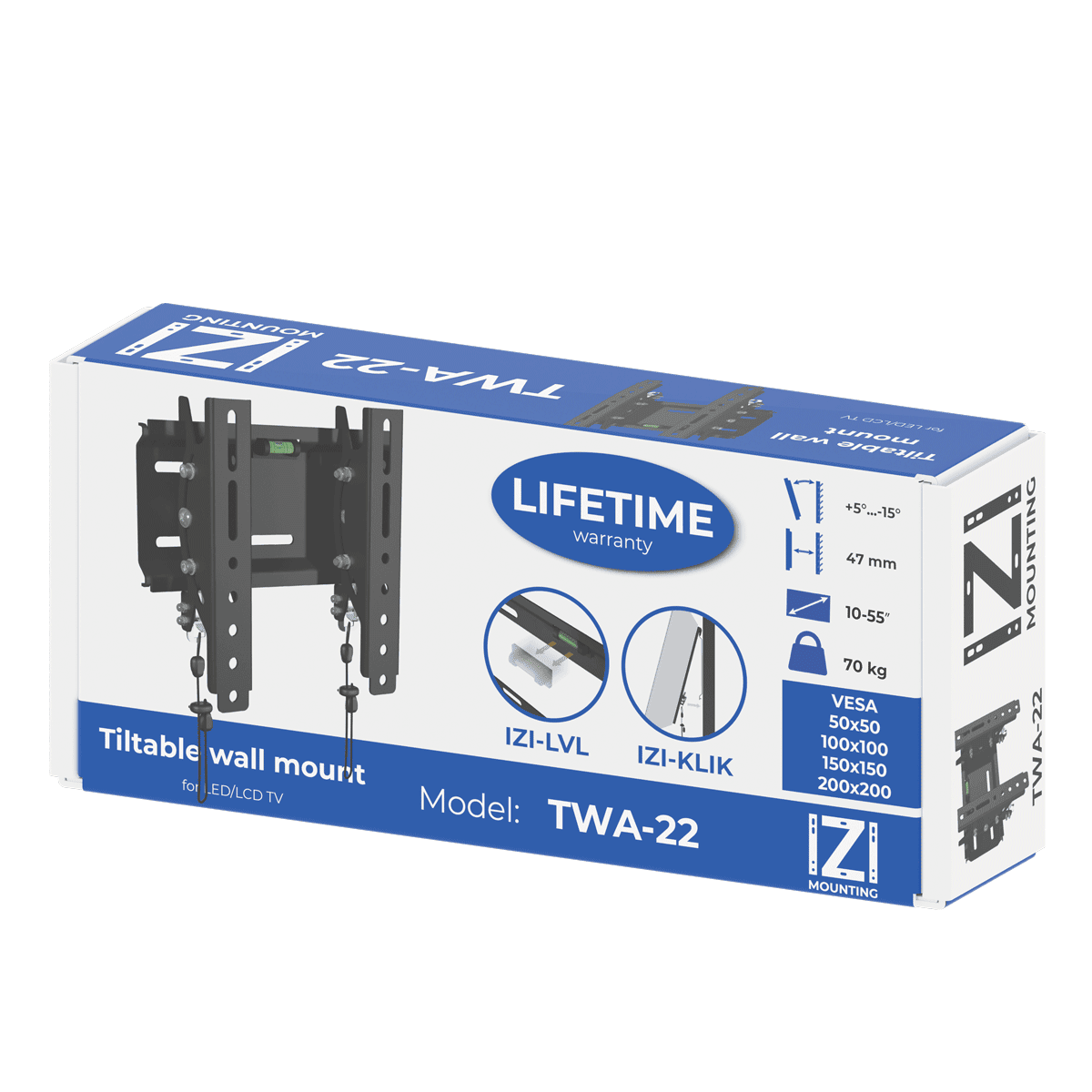 GrobiTV - TWA-22 TV-Wandhalterung Ansicht 11
