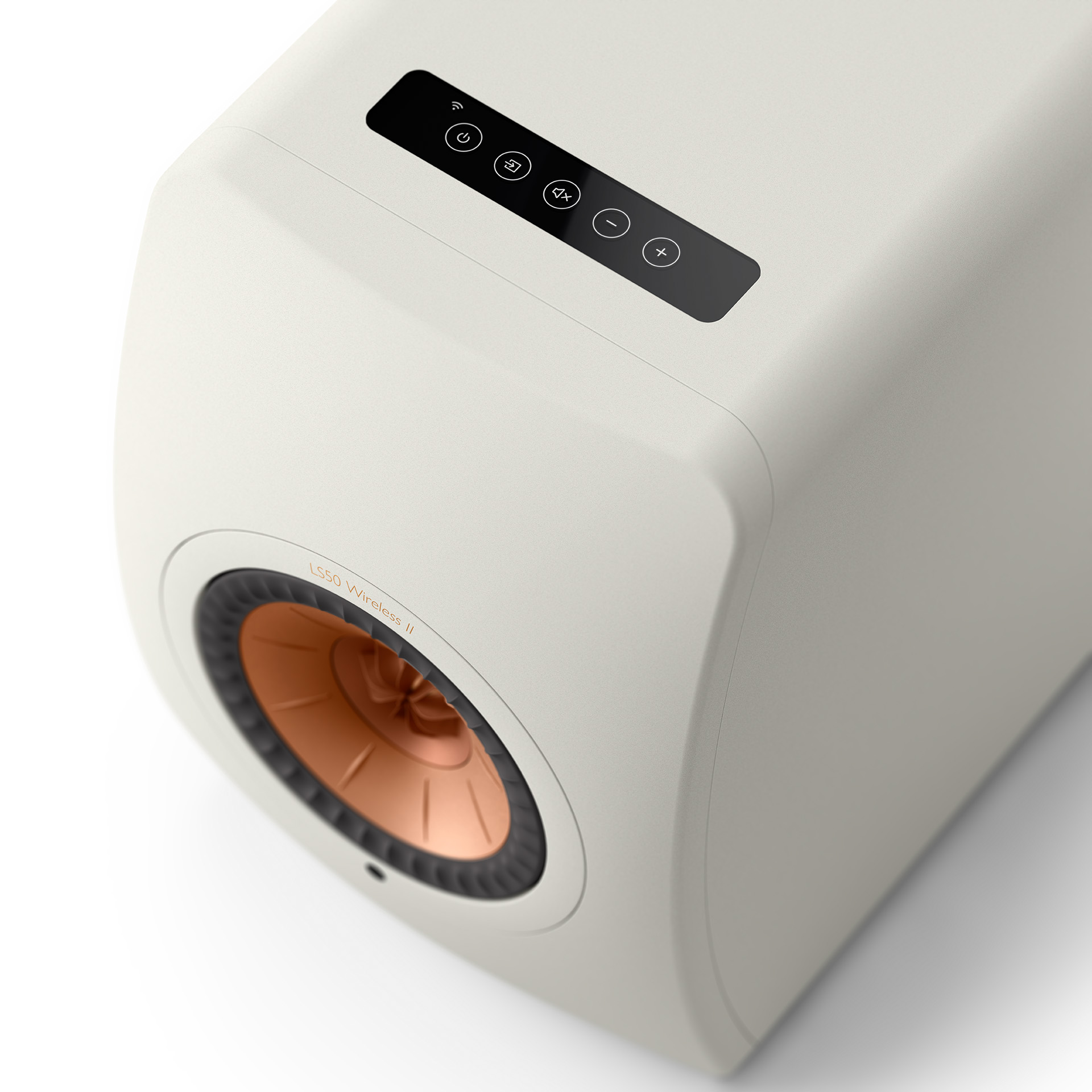 GrobiTV - KEF LS50 Wireless II Lautsprecher Einzeln weiß Detailansicht 1