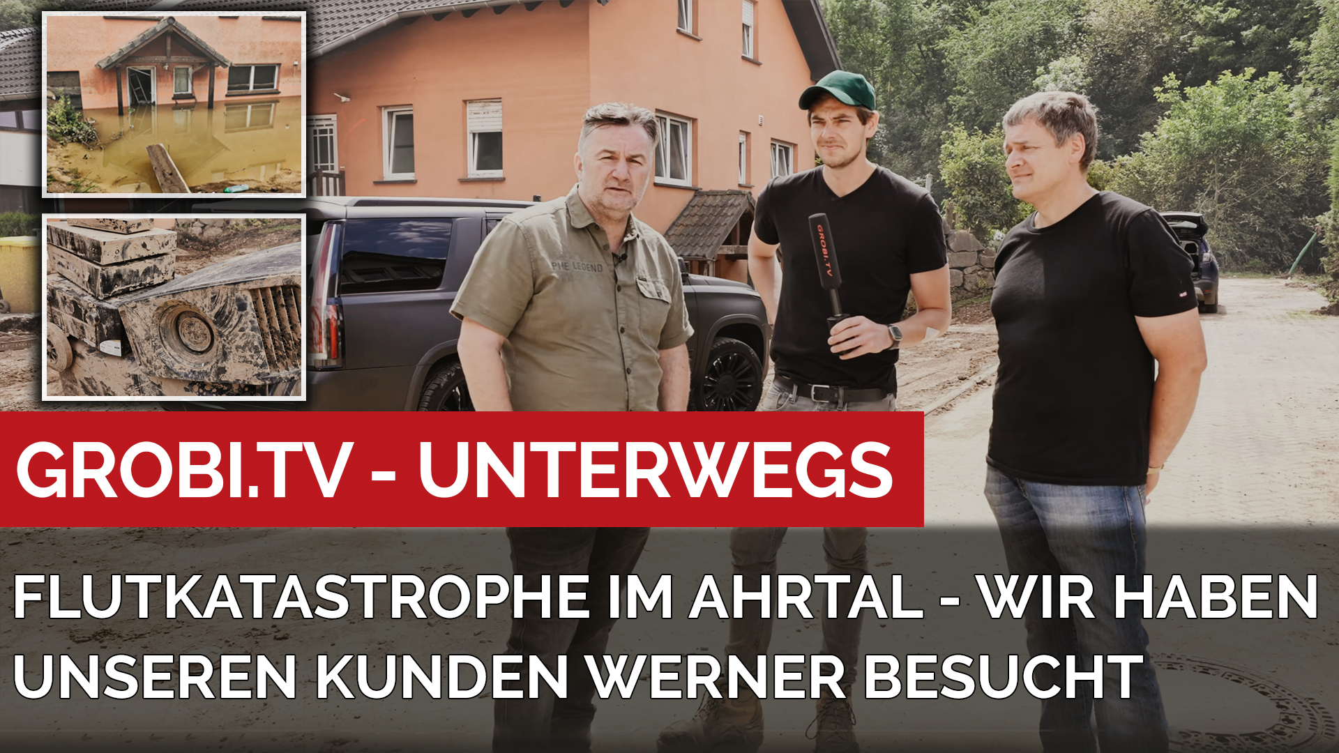 Flutkatastrophe im Ahrtal - wir haben unseren Kunden Werner besucht.