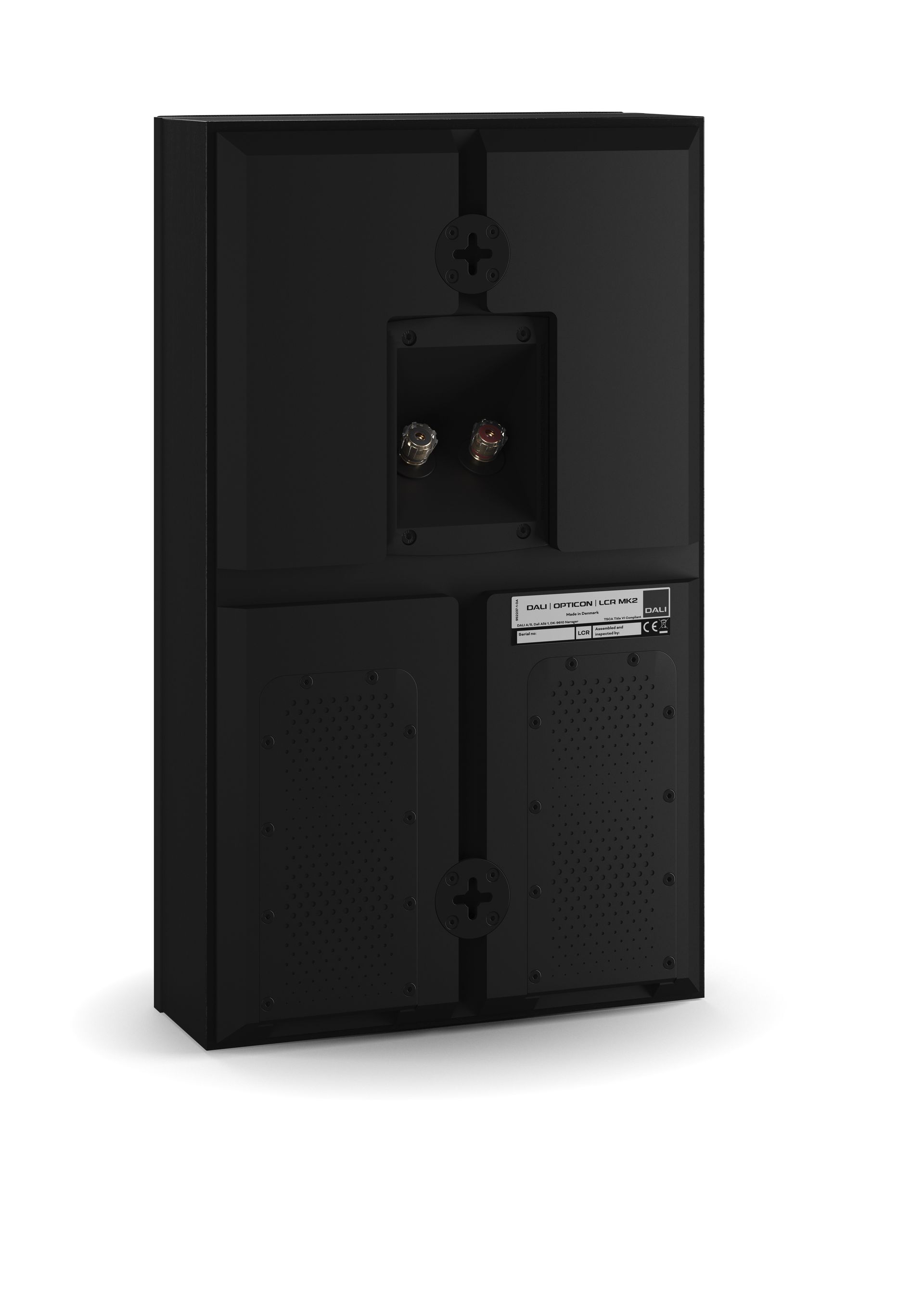 DALI_OPTICON_LCR_MK2_Satin_Black_rear_side