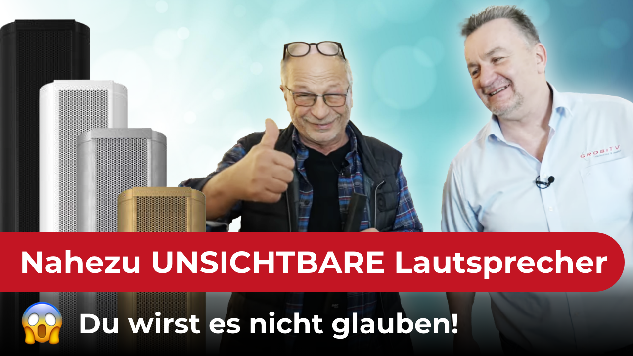 Wie geht das? Nahezu unsichtbare Lautsprecher mit einzigartiger räumlicher Wiedergabe!