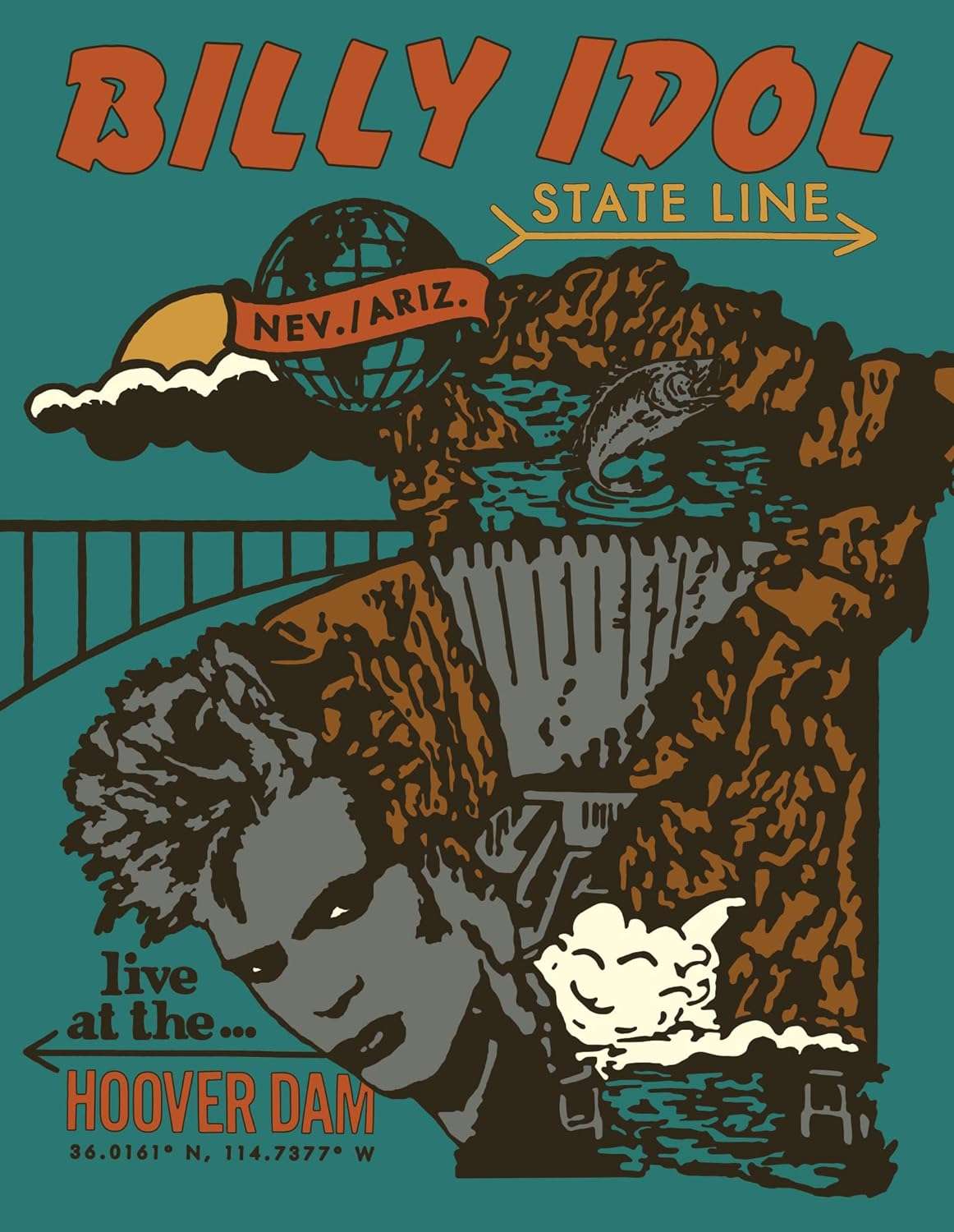 0760137143512_BillyIdol_State-Line_LiveAtTheHooverDam_Cover Billy Idol | State Line: Live At The Hoover Dam (Blu-ray)