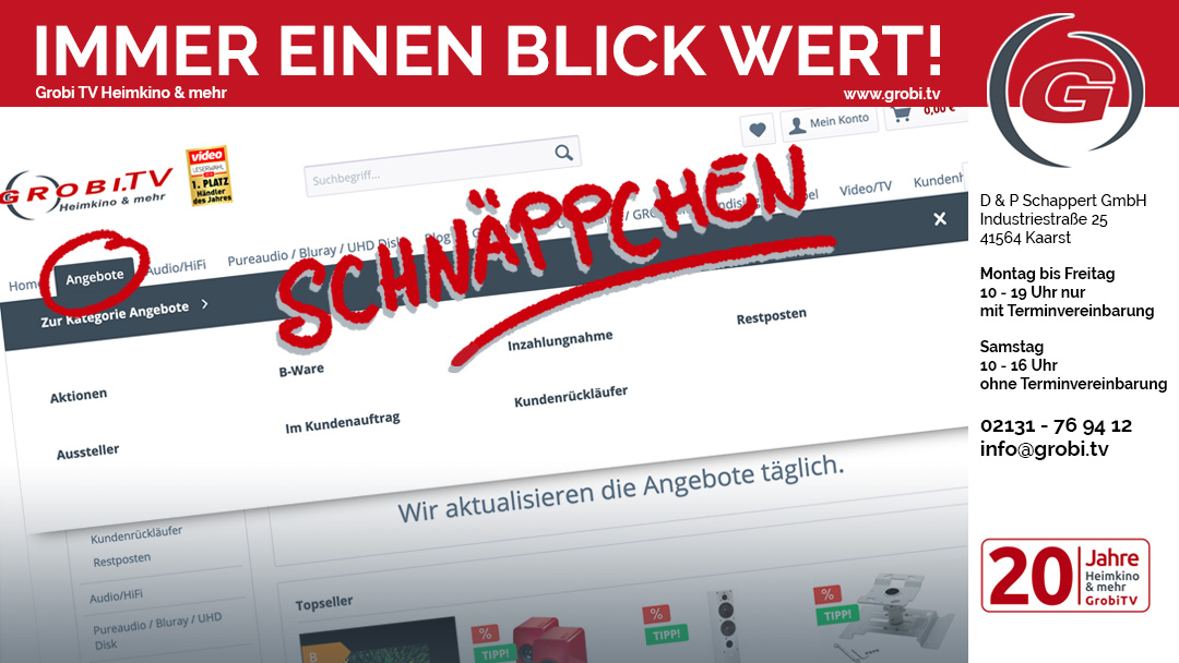 Einzelstücke, Restposten, Aussteller, Rückläufer - Lautsprecher und Elektronik