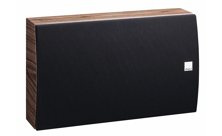 Rubicon-LCR-Wallnut GrobiTV - Dali RUBICON LCR Walnuss Frontansicht mit Abdeckung