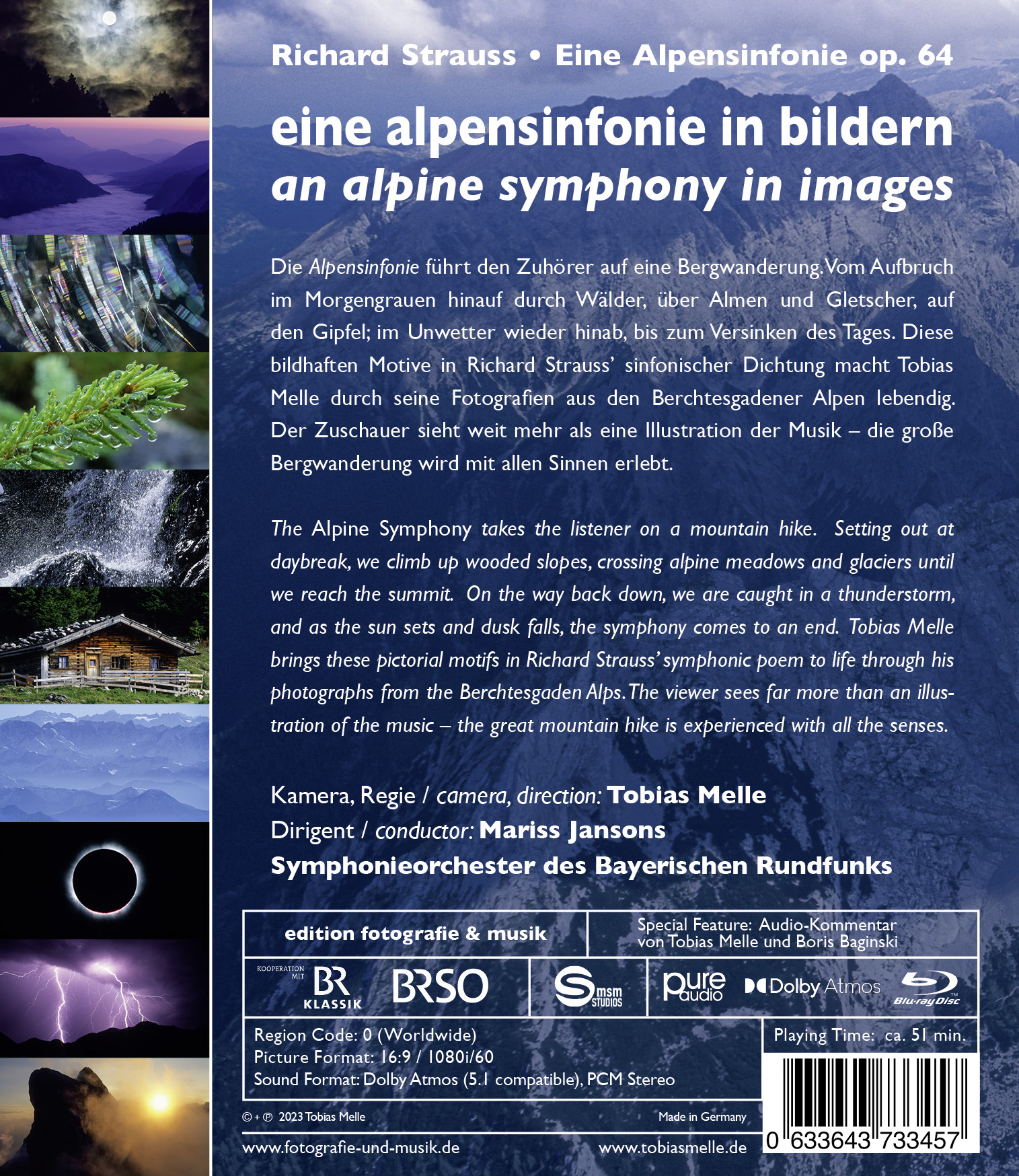 Richard Strauss | Eine Alpensinfonie in Bildern von Tobias Melle (Blu-ray)